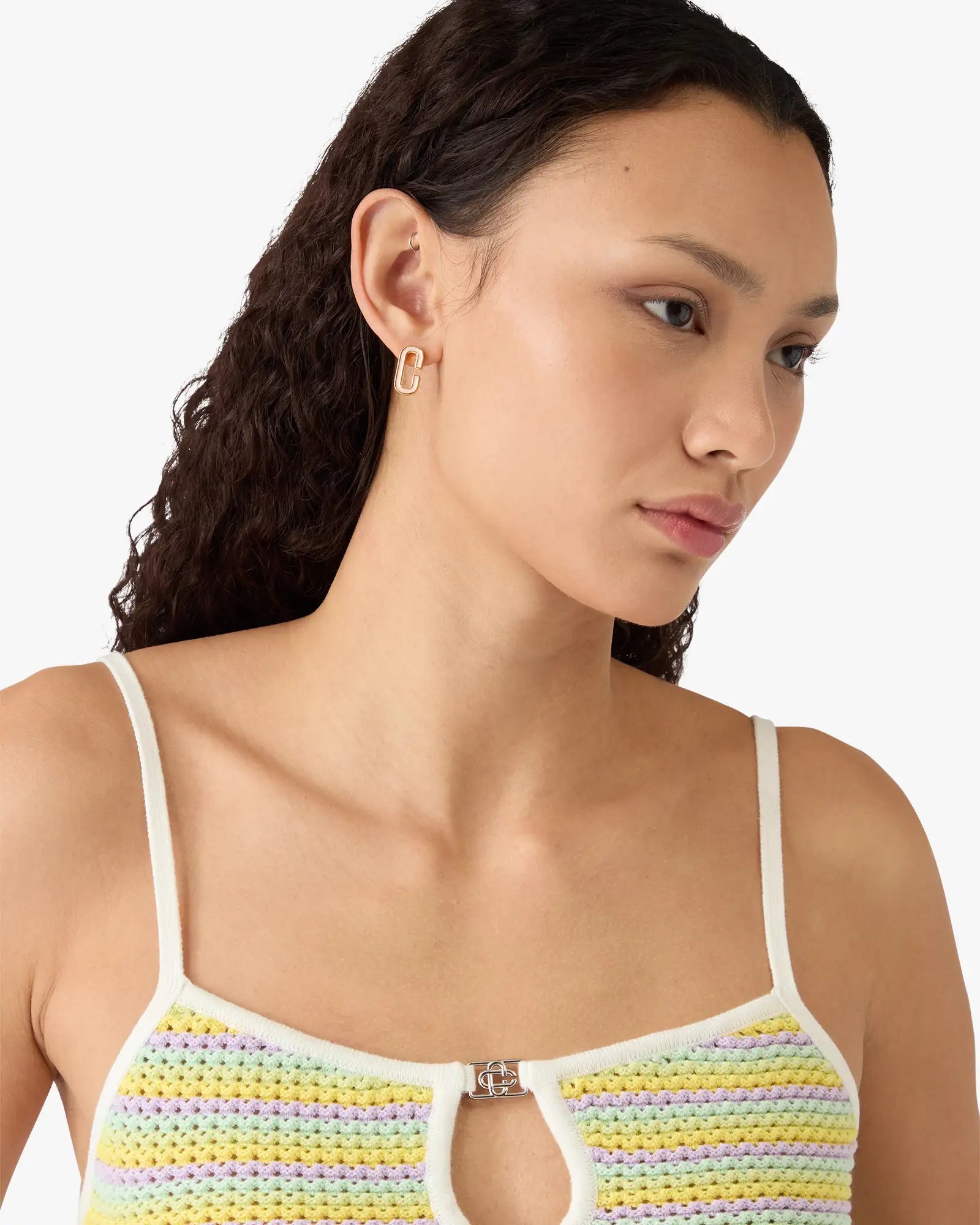 Bourgeois Striped Mini Dress