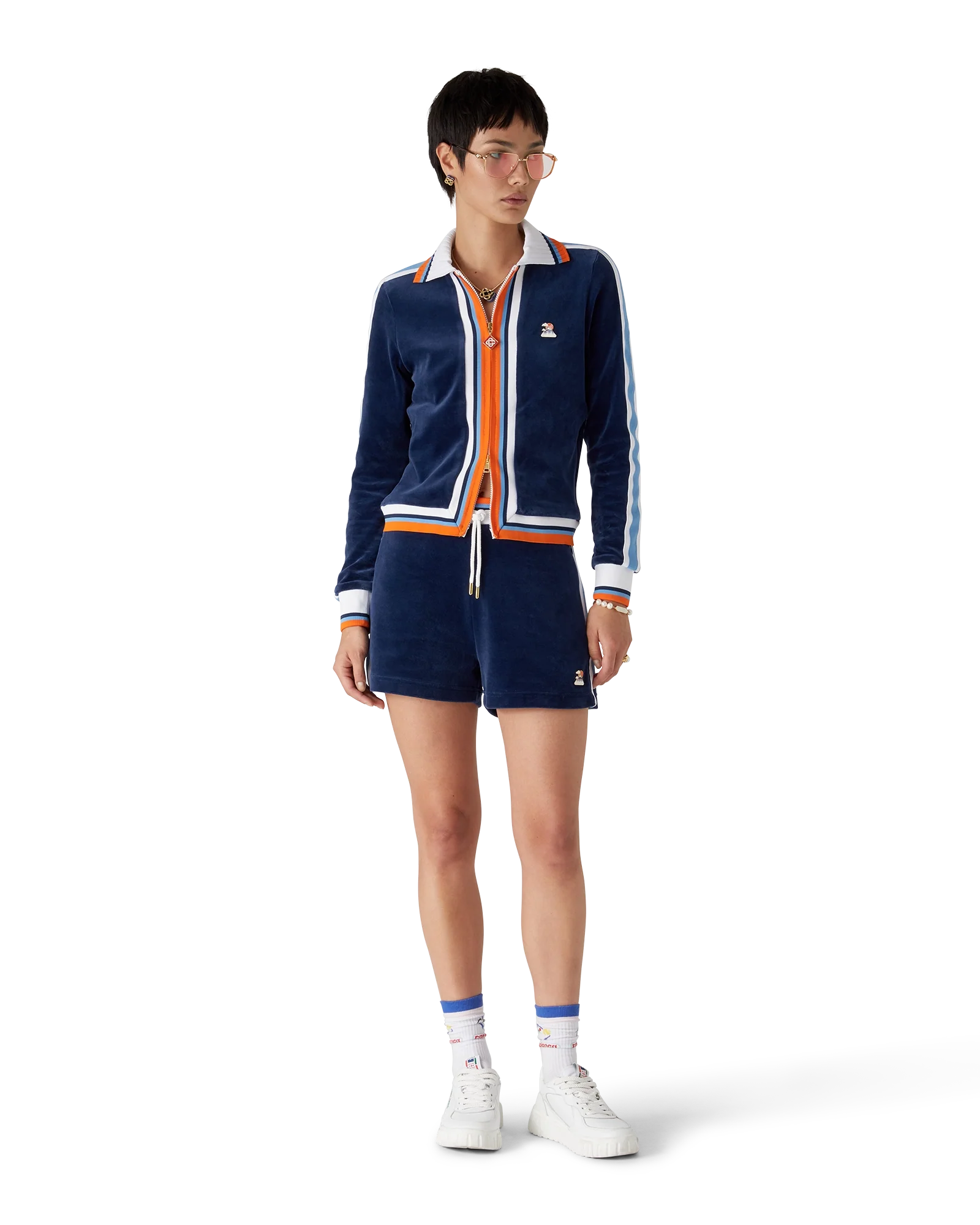 Velour Montagne Track Jacket
