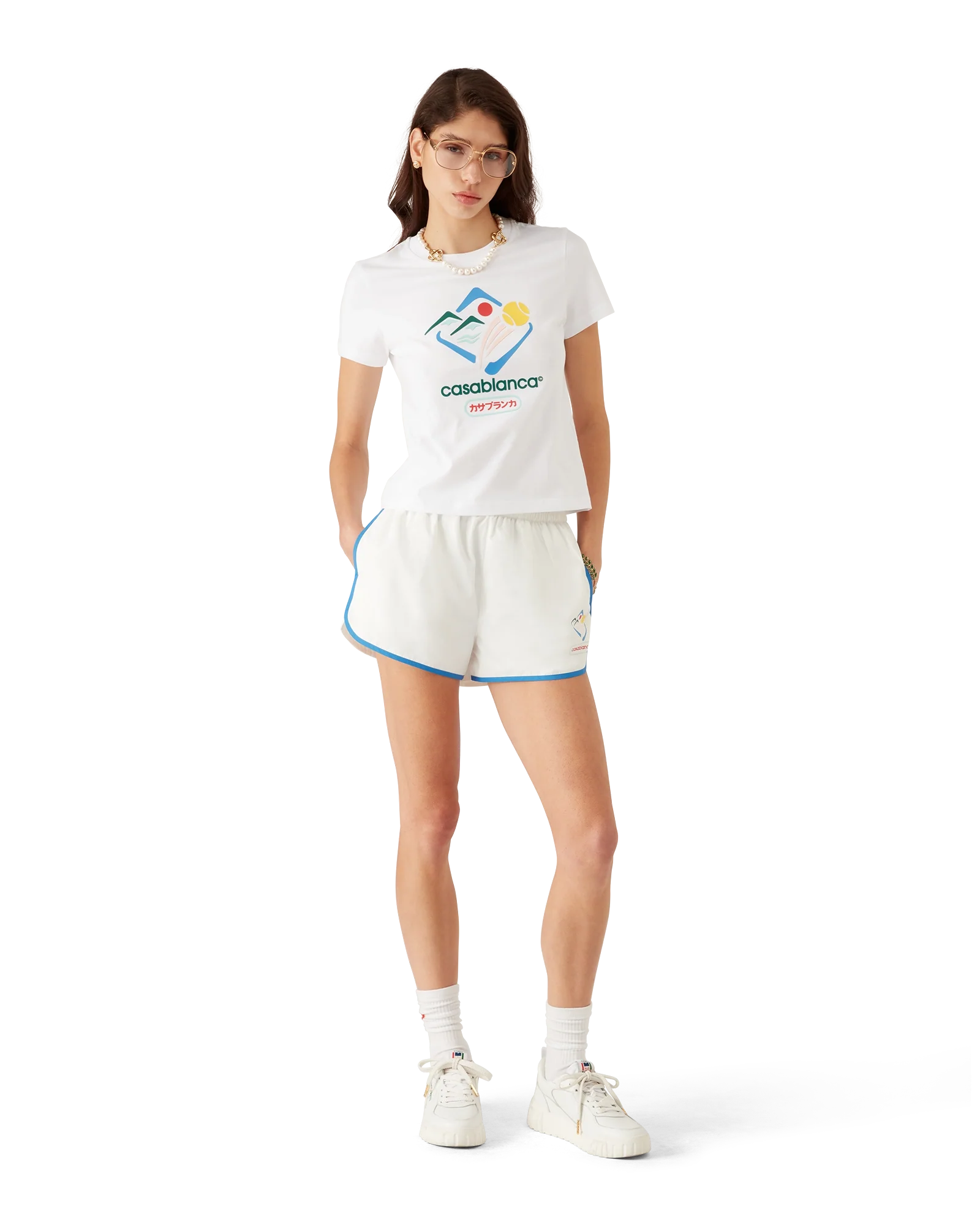 Montagne Sportif Cropped Short Sleeve T-Shirt