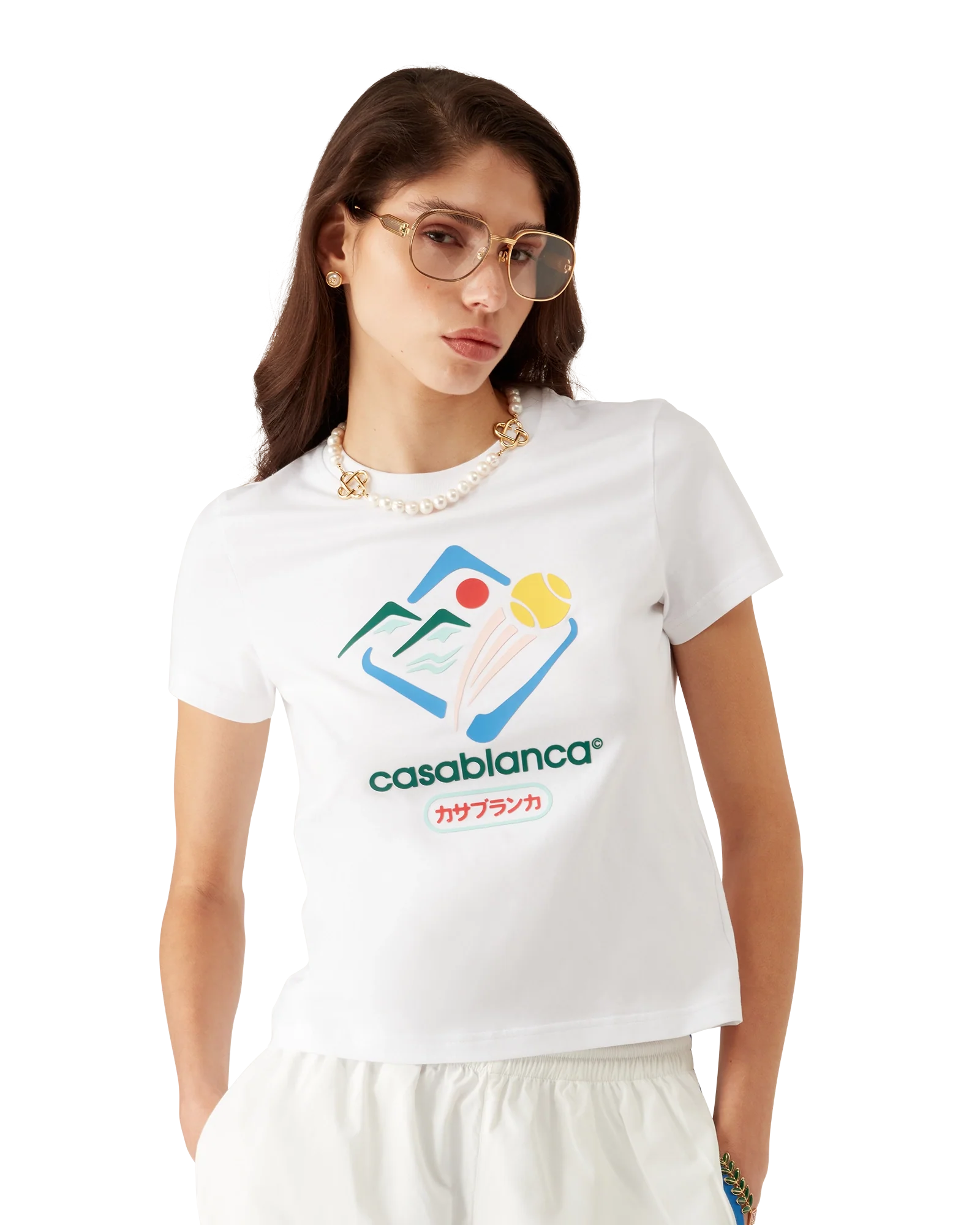 Montagne Sportif Cropped Short Sleeve T-Shirt