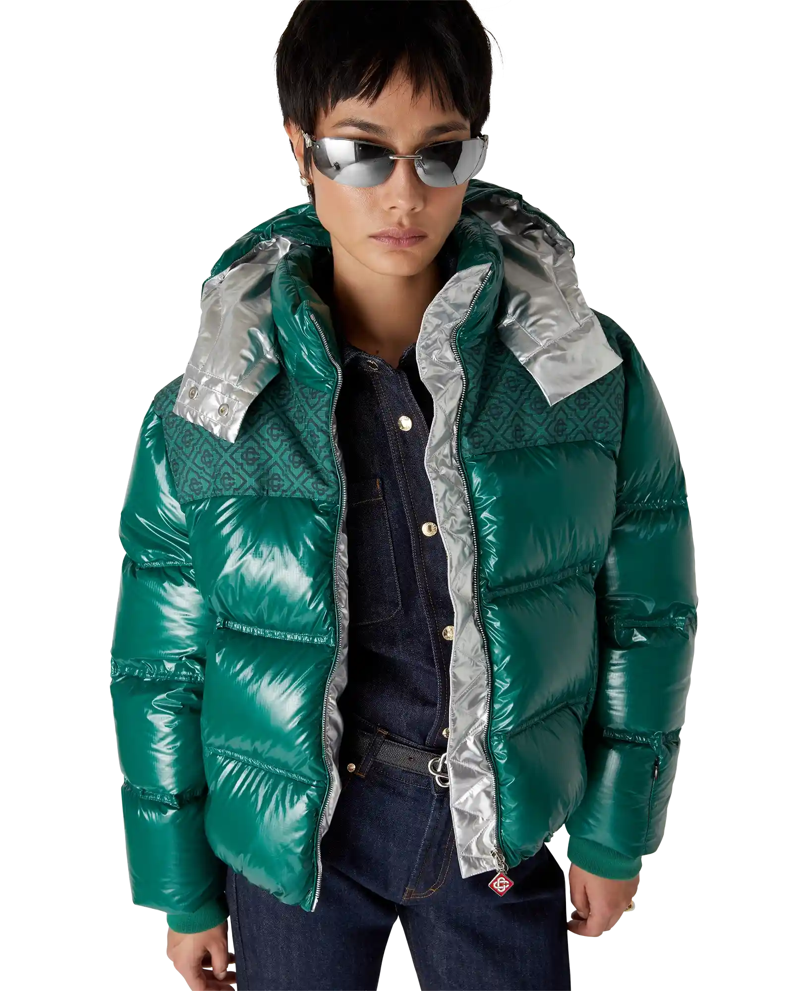 Nylon Puffer Down Jacket