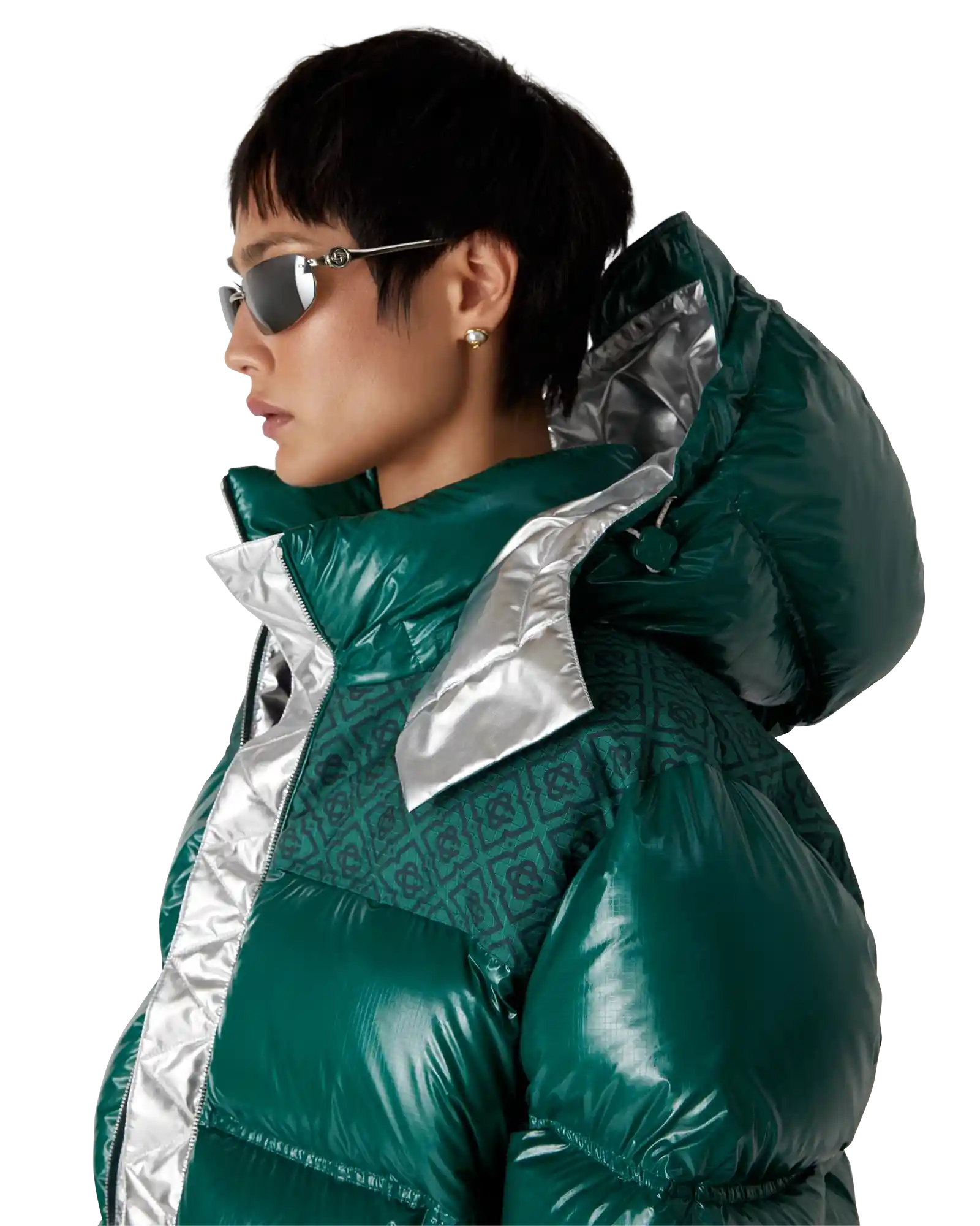 Nylon Puffer Down Jacket