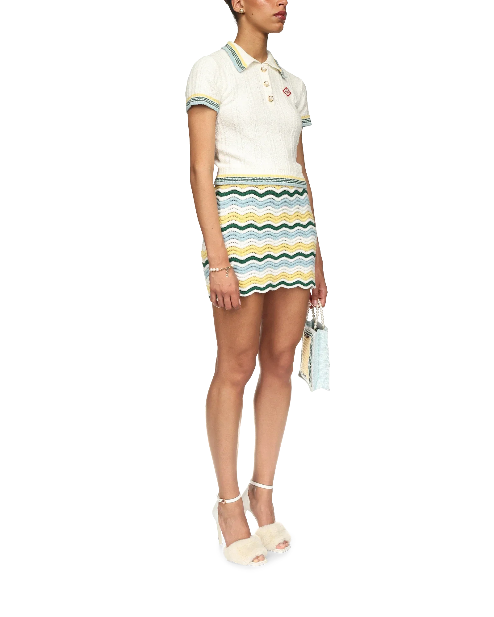 Boucle Wave Skirt