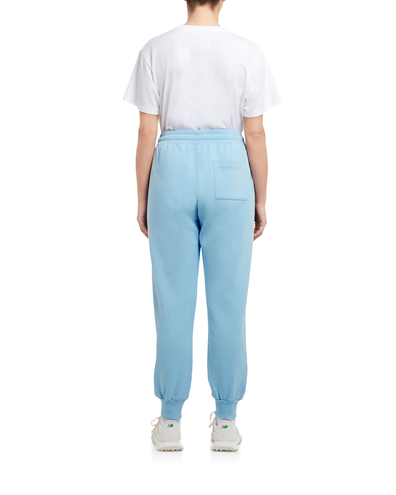 Blue Logo Patch Sweatpants