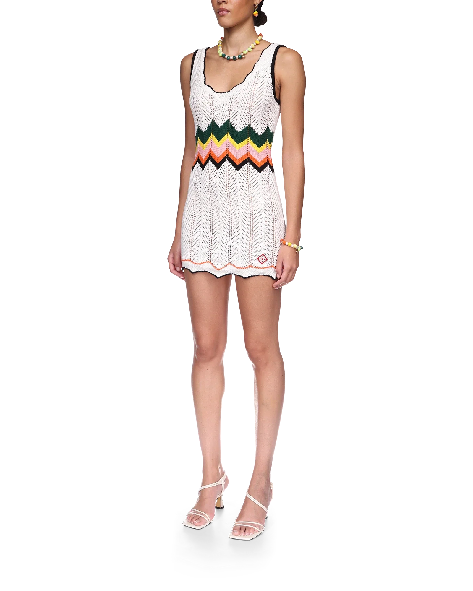 Chevron Lace Dress