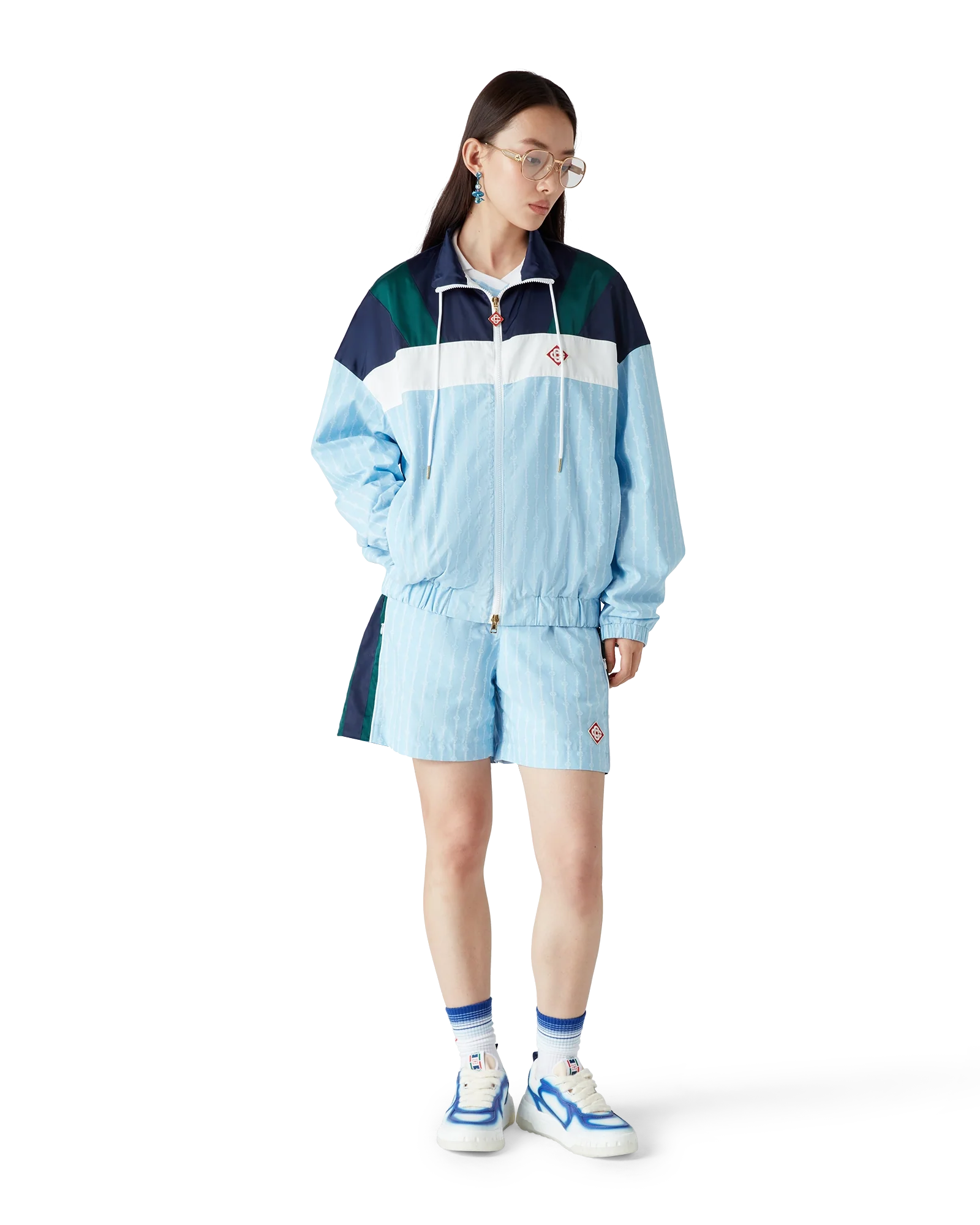 Women's Court Blue Fade Sneaker