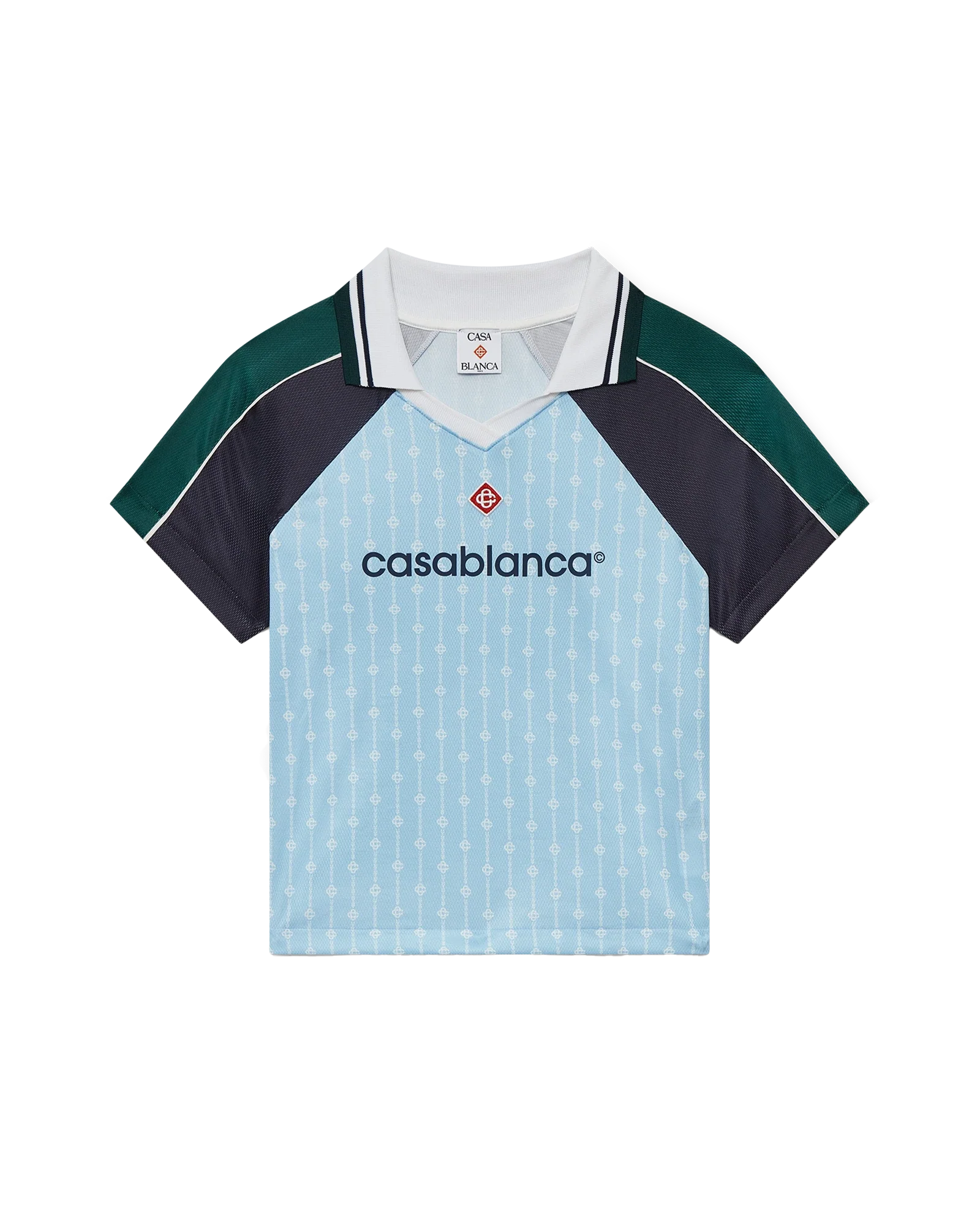 Pinstripe Laurel Football Short Sleeve Shirt