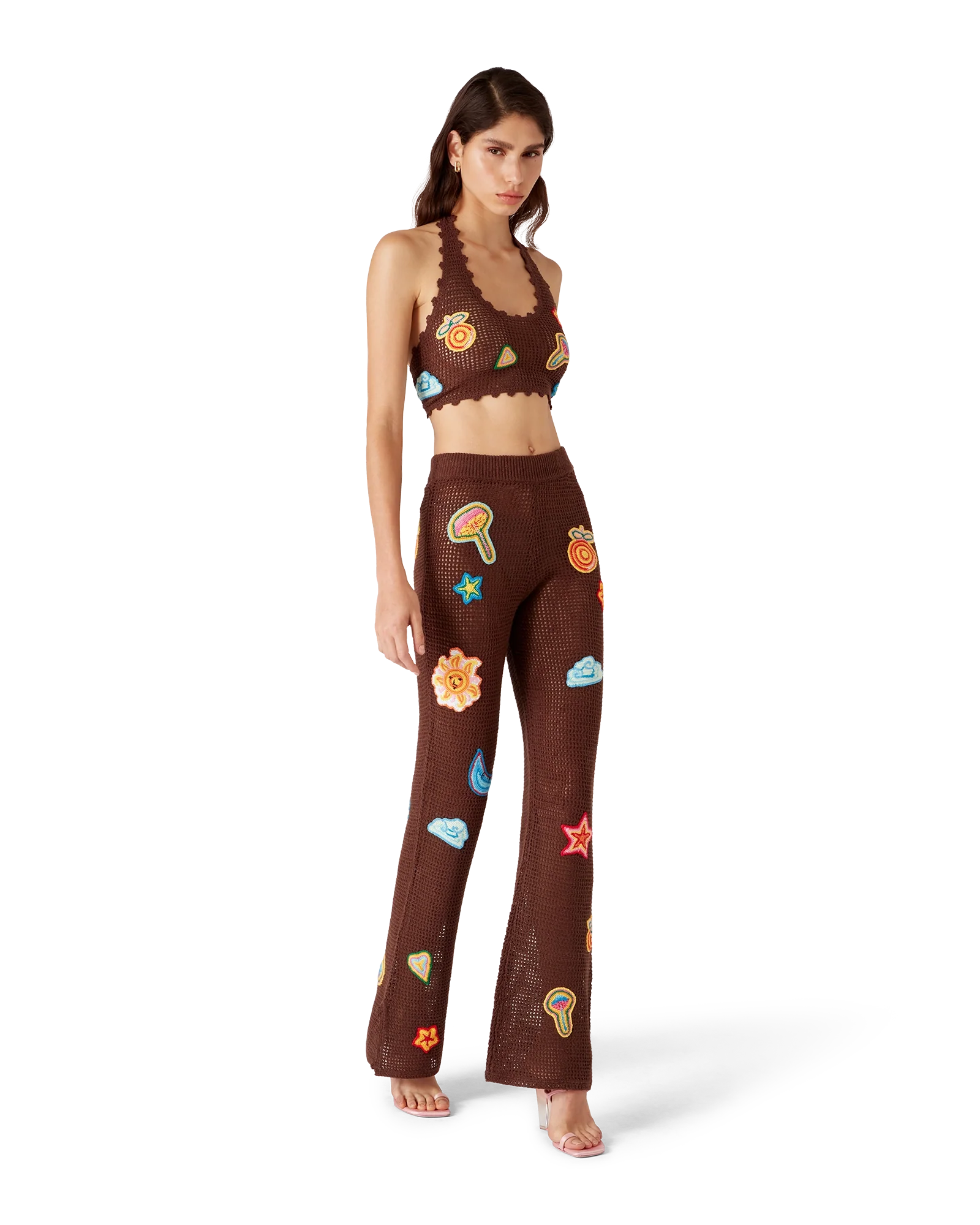 Motif Crochet Trousers