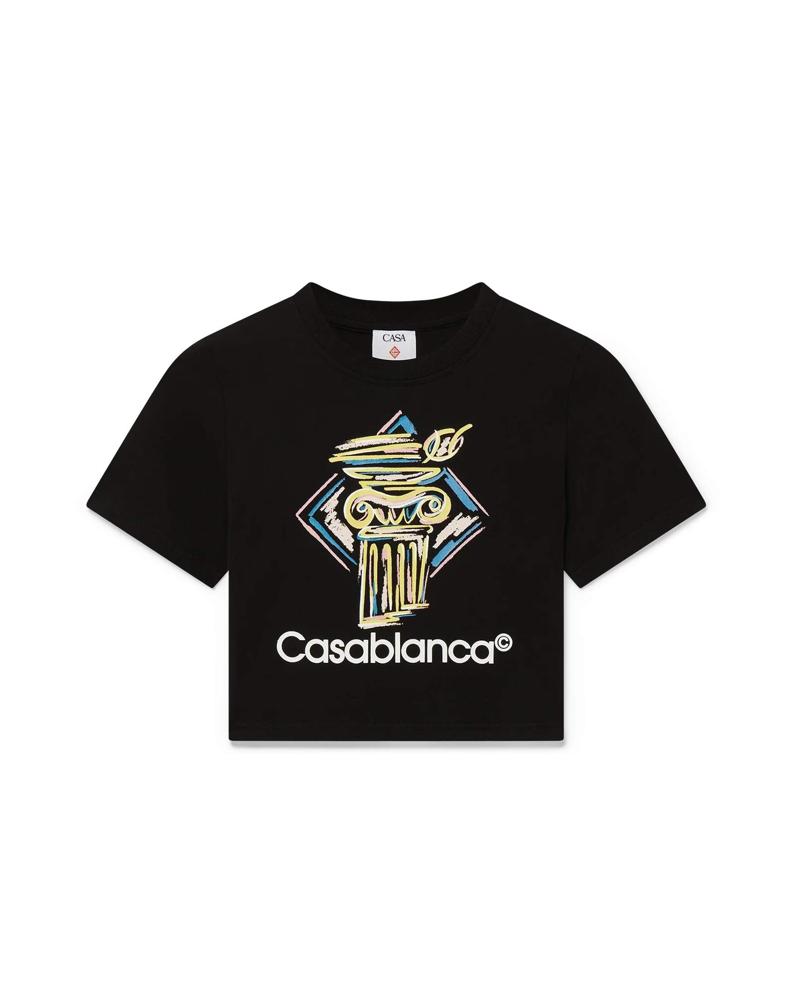 Diamond Column Baby Short Sleeve T-Shirt