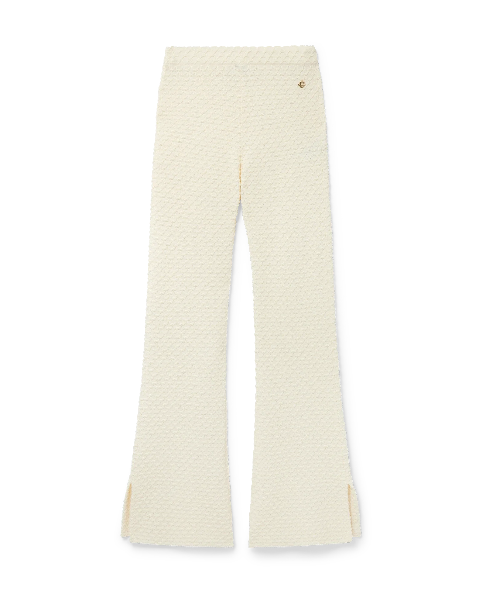 Textured Knitted Trousers
