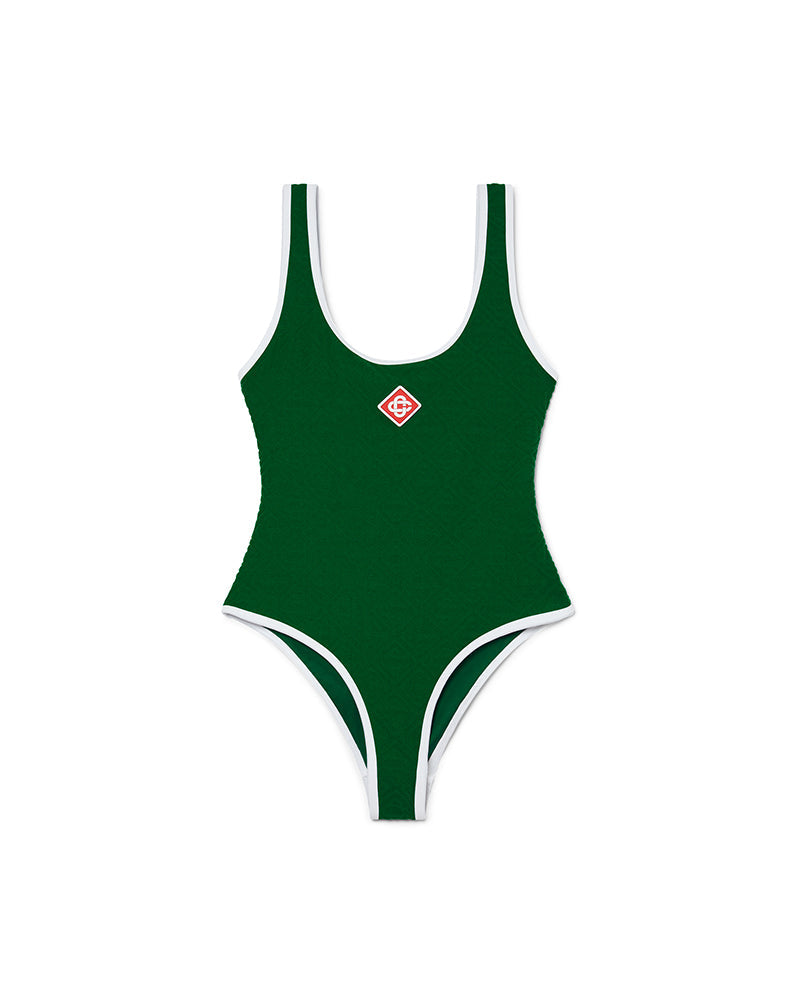 Monogram One Piece Swimsuit