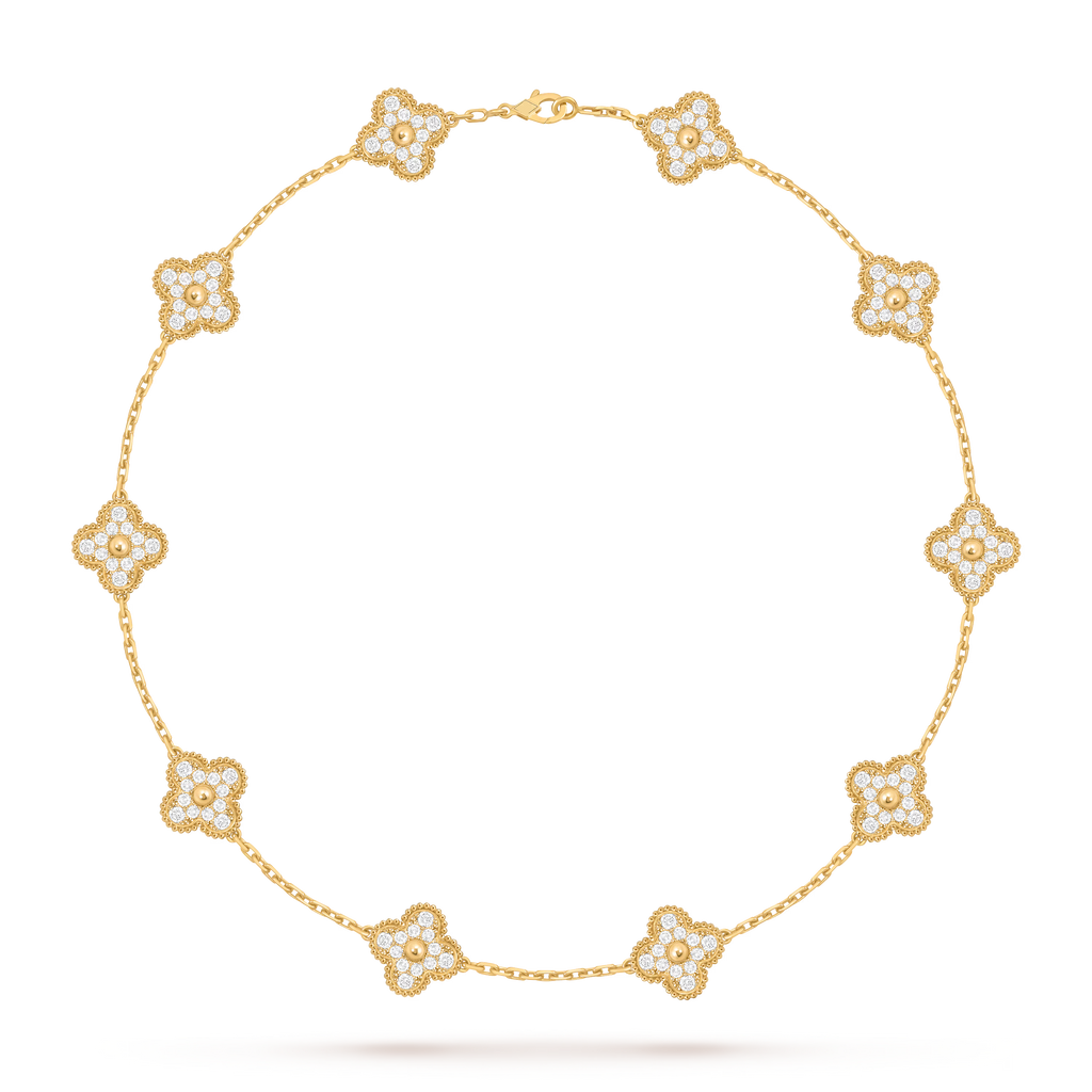 AV four leaf clover necklace, 10 motifs