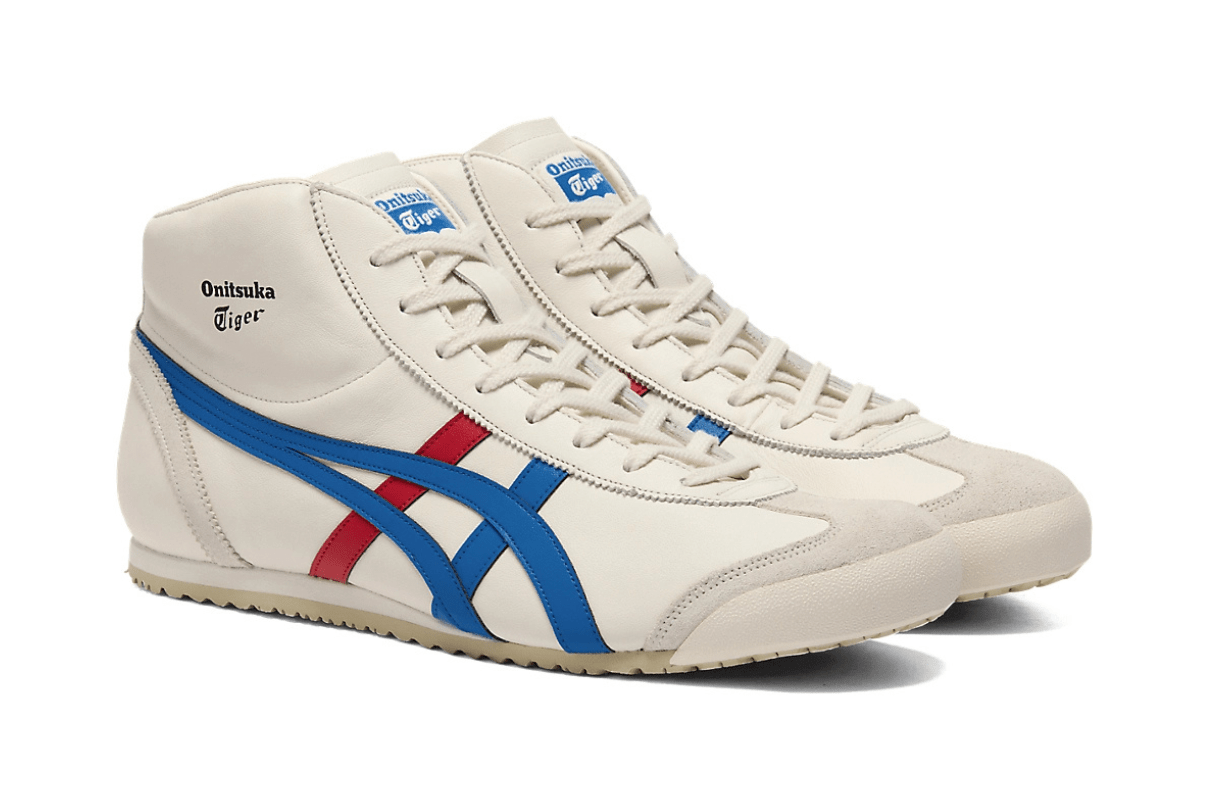 Onitsuka Tiger Mexico Mid Runner Cream/Directoire Blue Bege