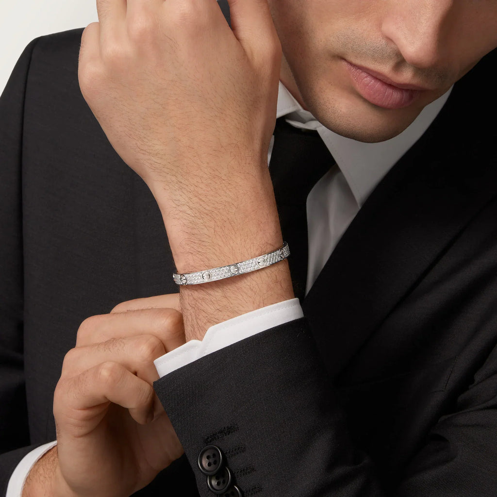 AV Amour bracelet, classic model, paved