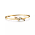 AV Lucent Bracelet - Diamond Wire Bangle (Yellow Gold)