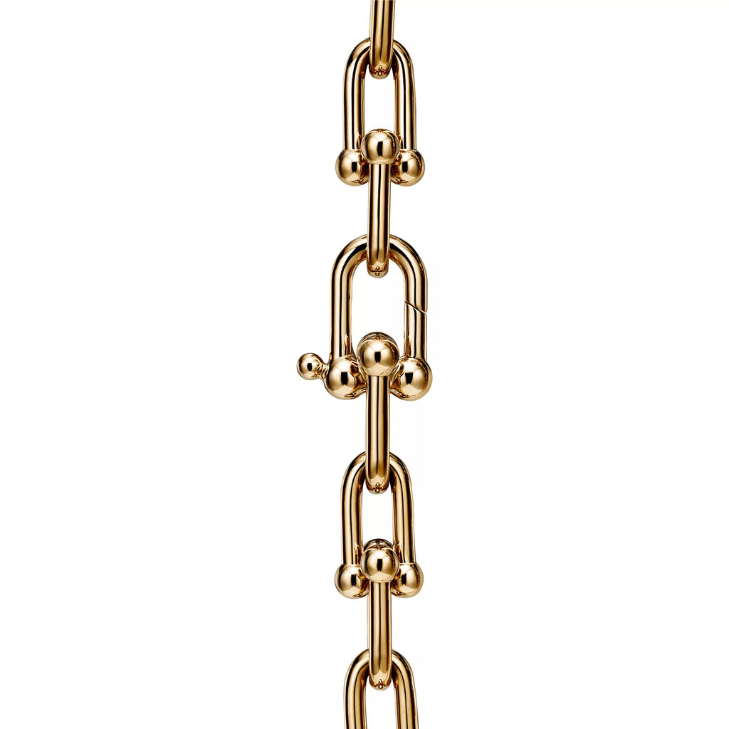 AV Pulse Necklace - Medium Link (Yellow Gold)