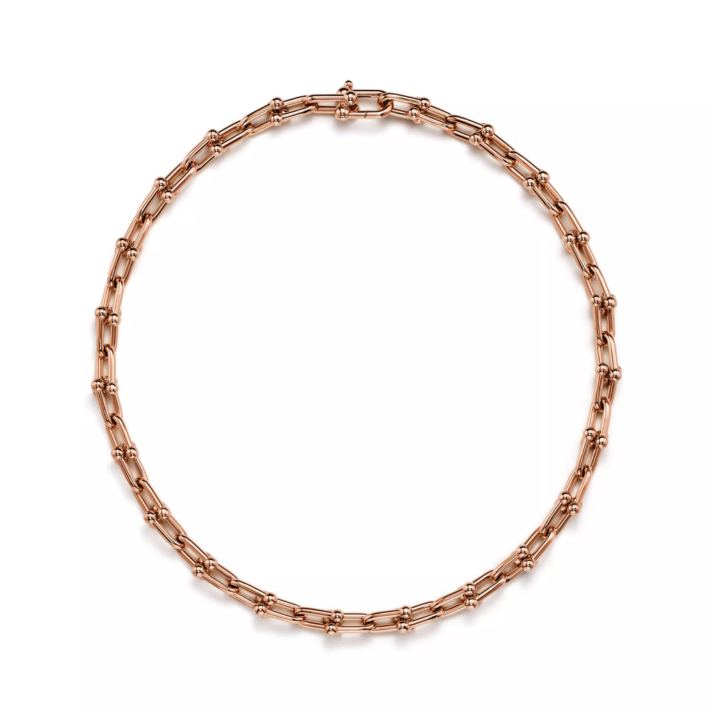 AV Pulse Necklace - Medium Link (Rose Gold)