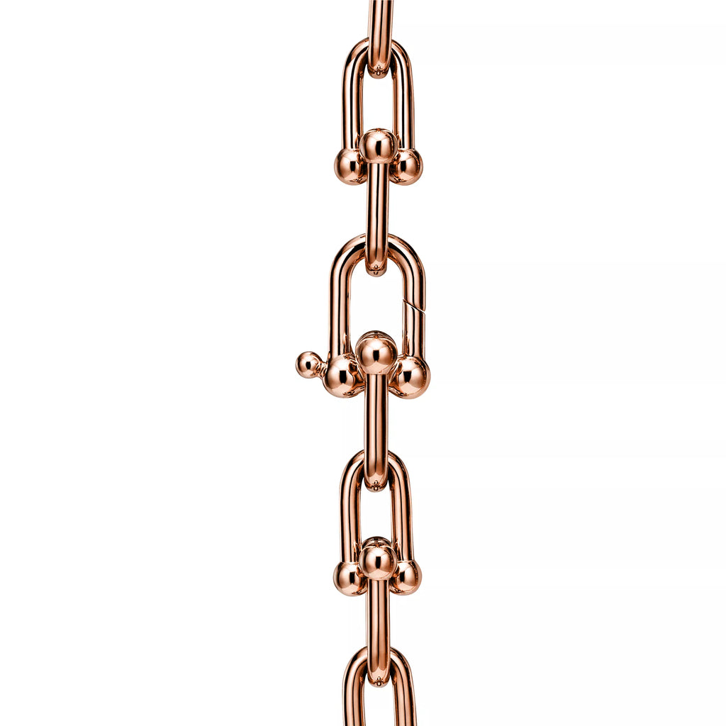 AV Pulse Necklace - Medium Link (Rose Gold)
