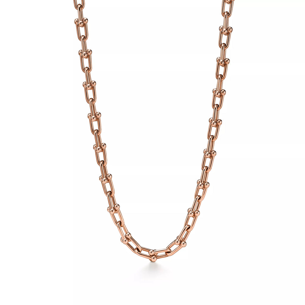 AV Pulse Necklace - Medium Link (Rose Gold)