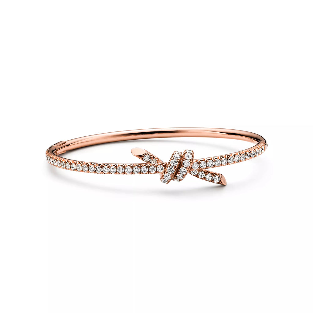 AV Lucent Bracelet - Bangle with Diamonds (Rose Gold)