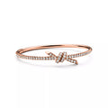 AV Lucent Bracelet - Bangle with Diamonds (Rose Gold)