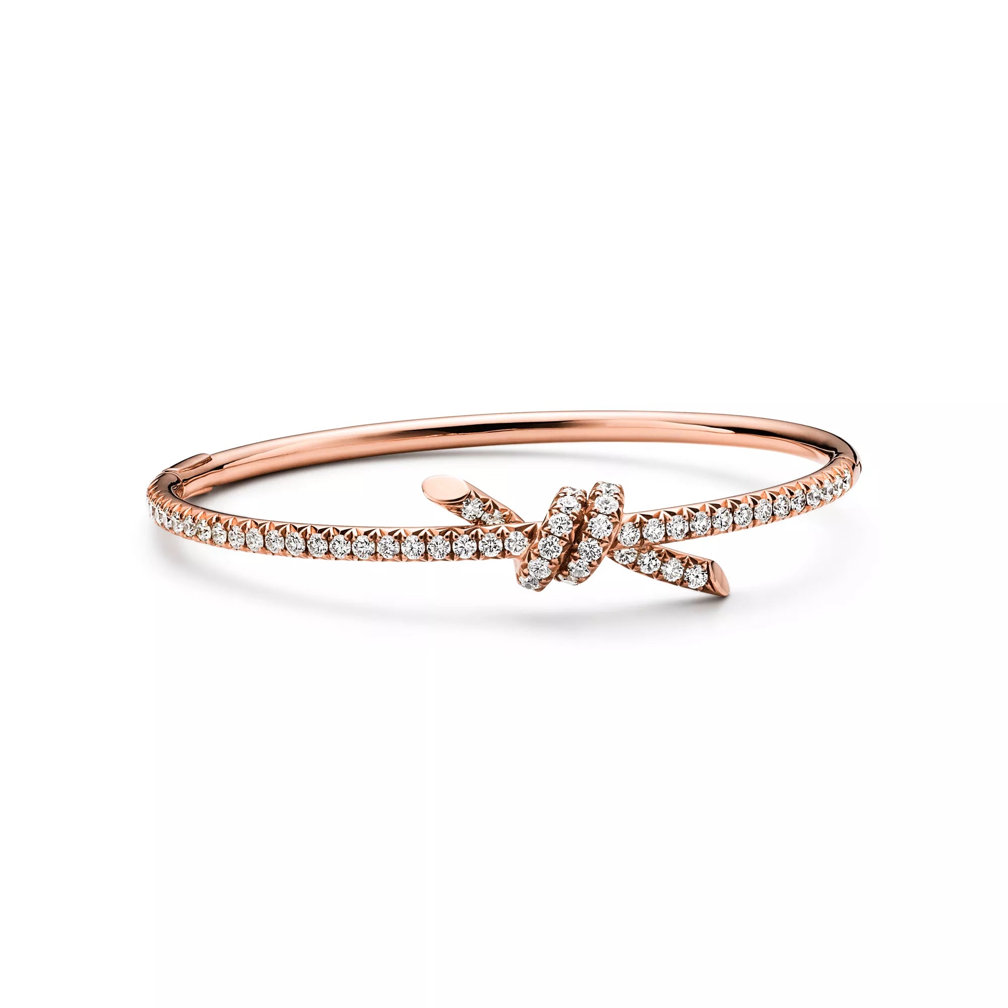 AV Lucent Bracelet - Bangle with Diamonds (Rose Gold)