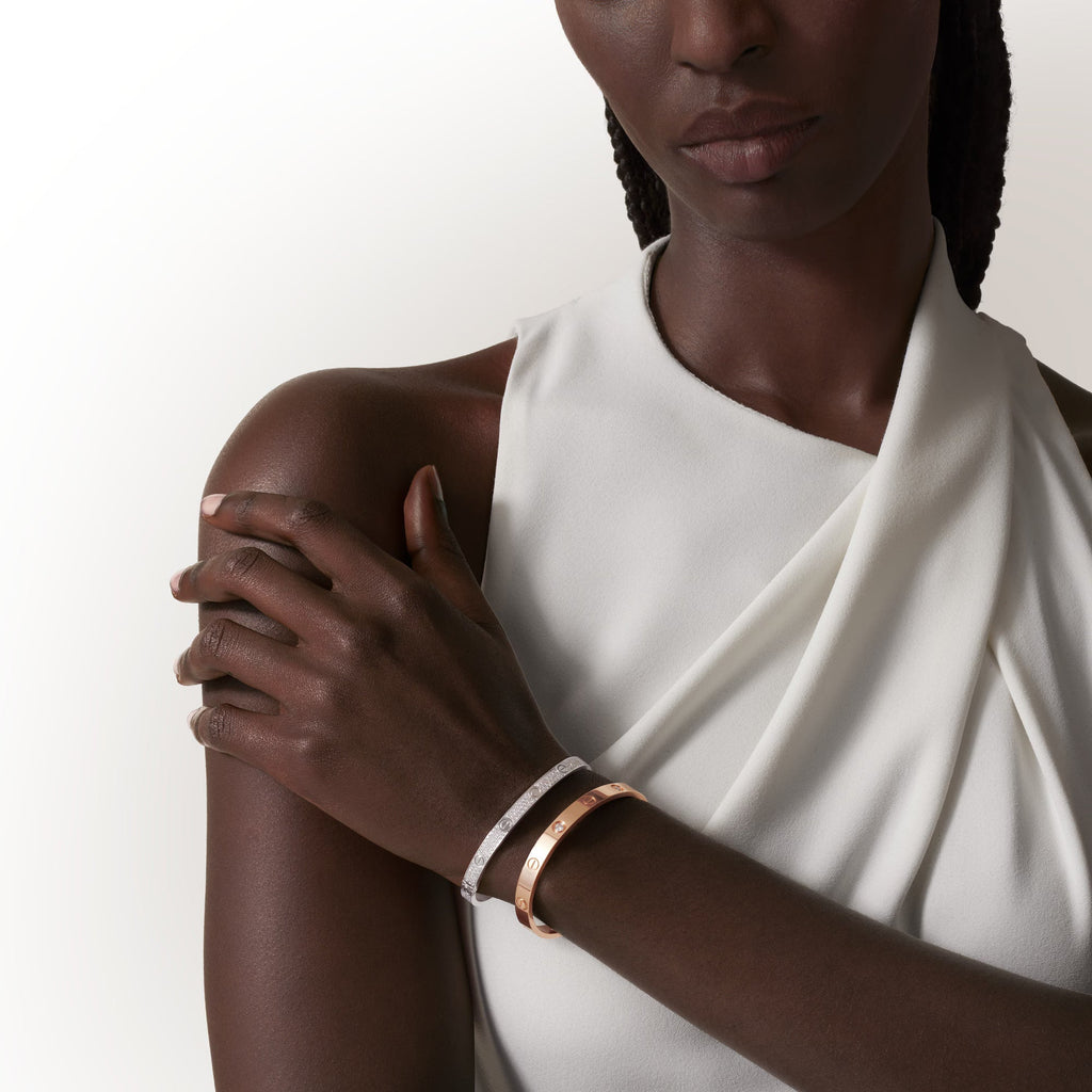 AV Amour bracelet, medium model, paved