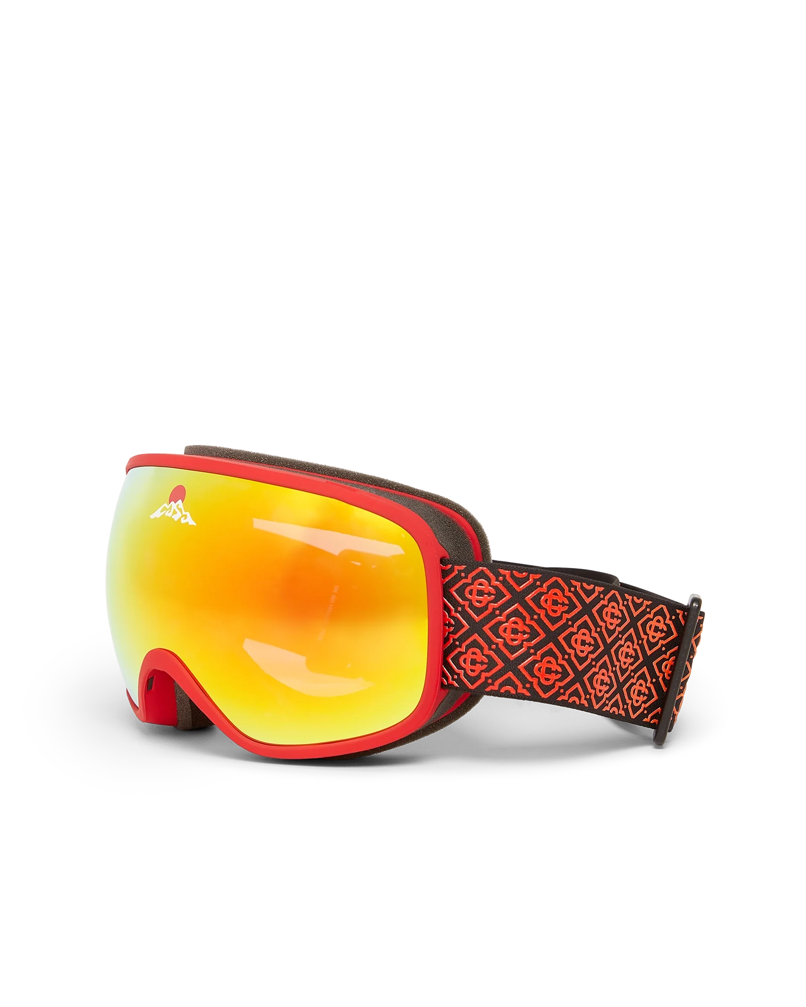 Red & Orange Gradient Ski Goggles