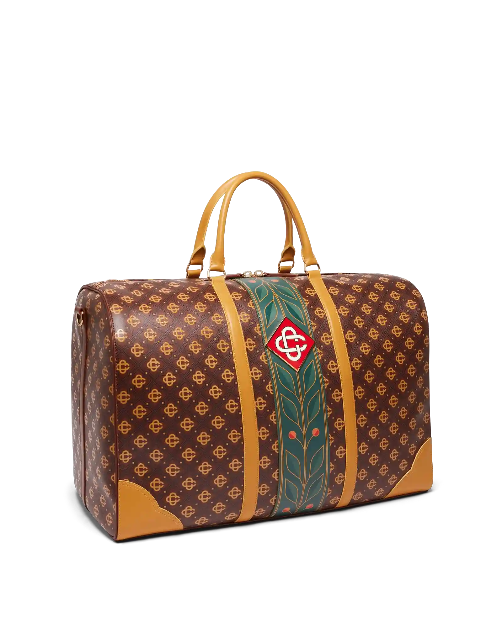 Brown Monogram Weekender