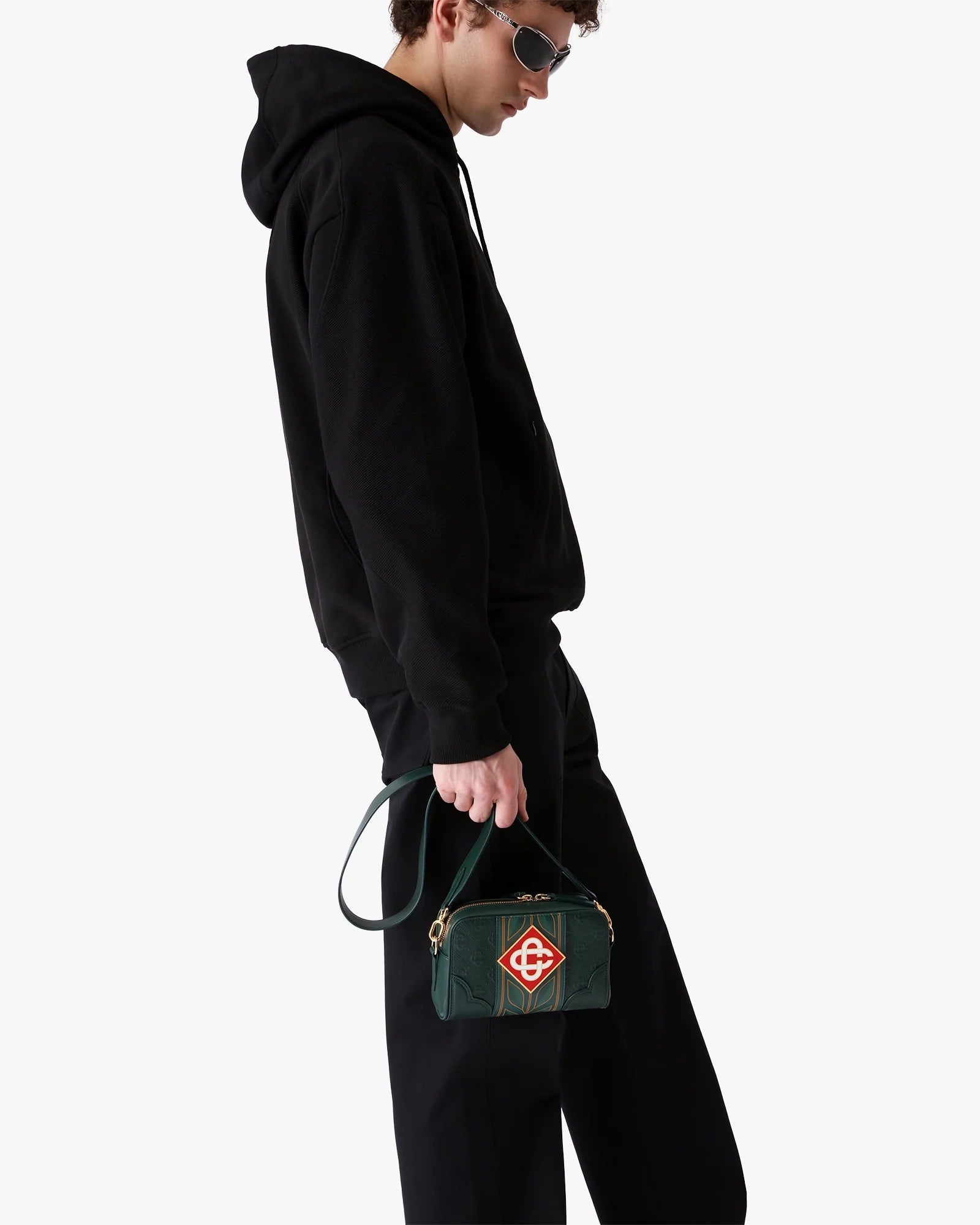 Green Monogram Crossbody Bag