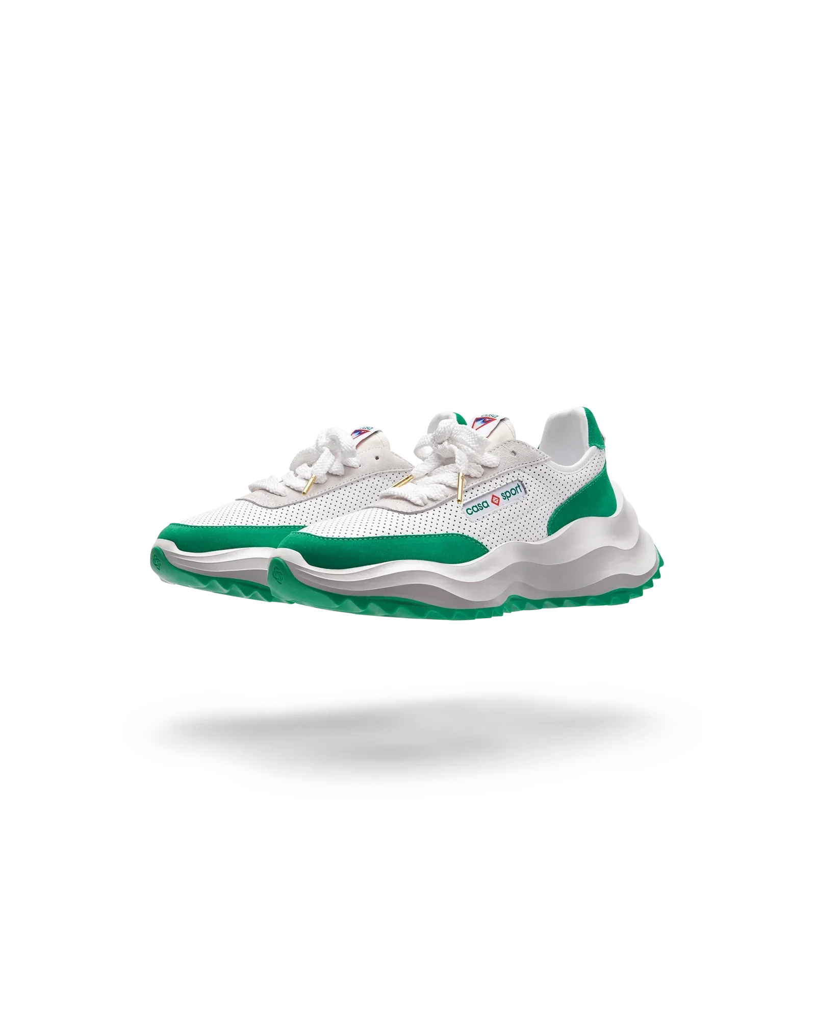 Men's Atlantis White & Tennis Green Sneaker