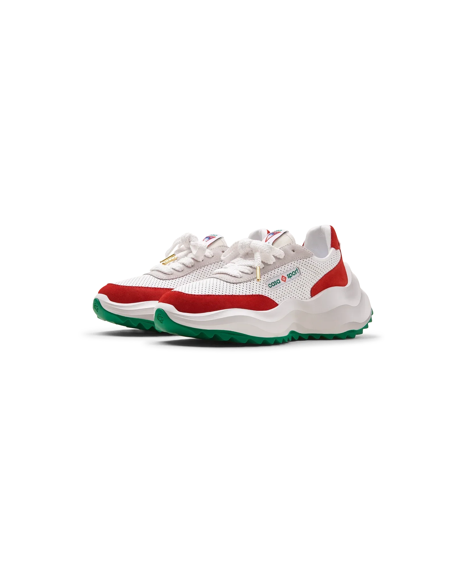 Men's Atlantis White & Red Sneaker
