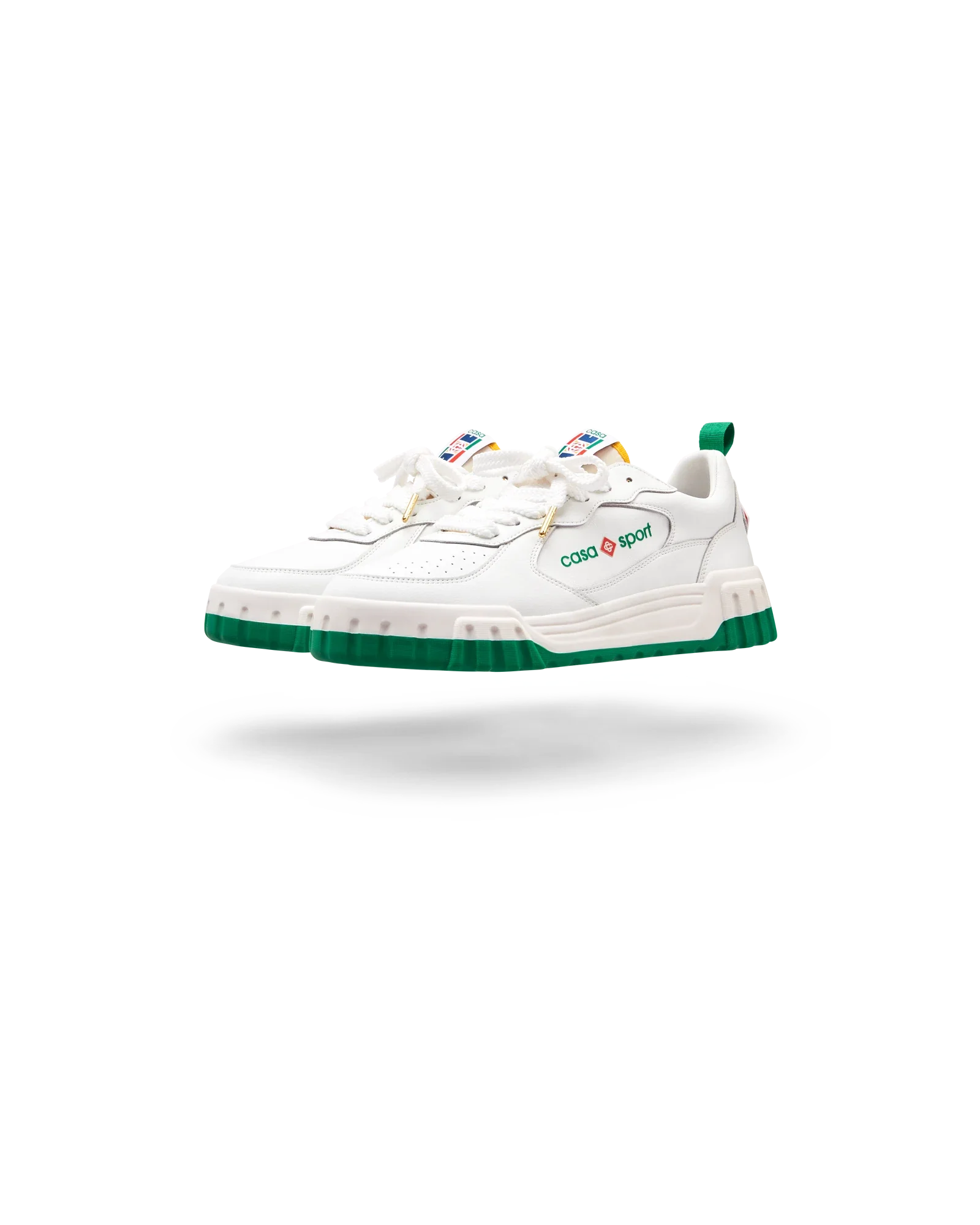 Men's Court White & Green Sneaker