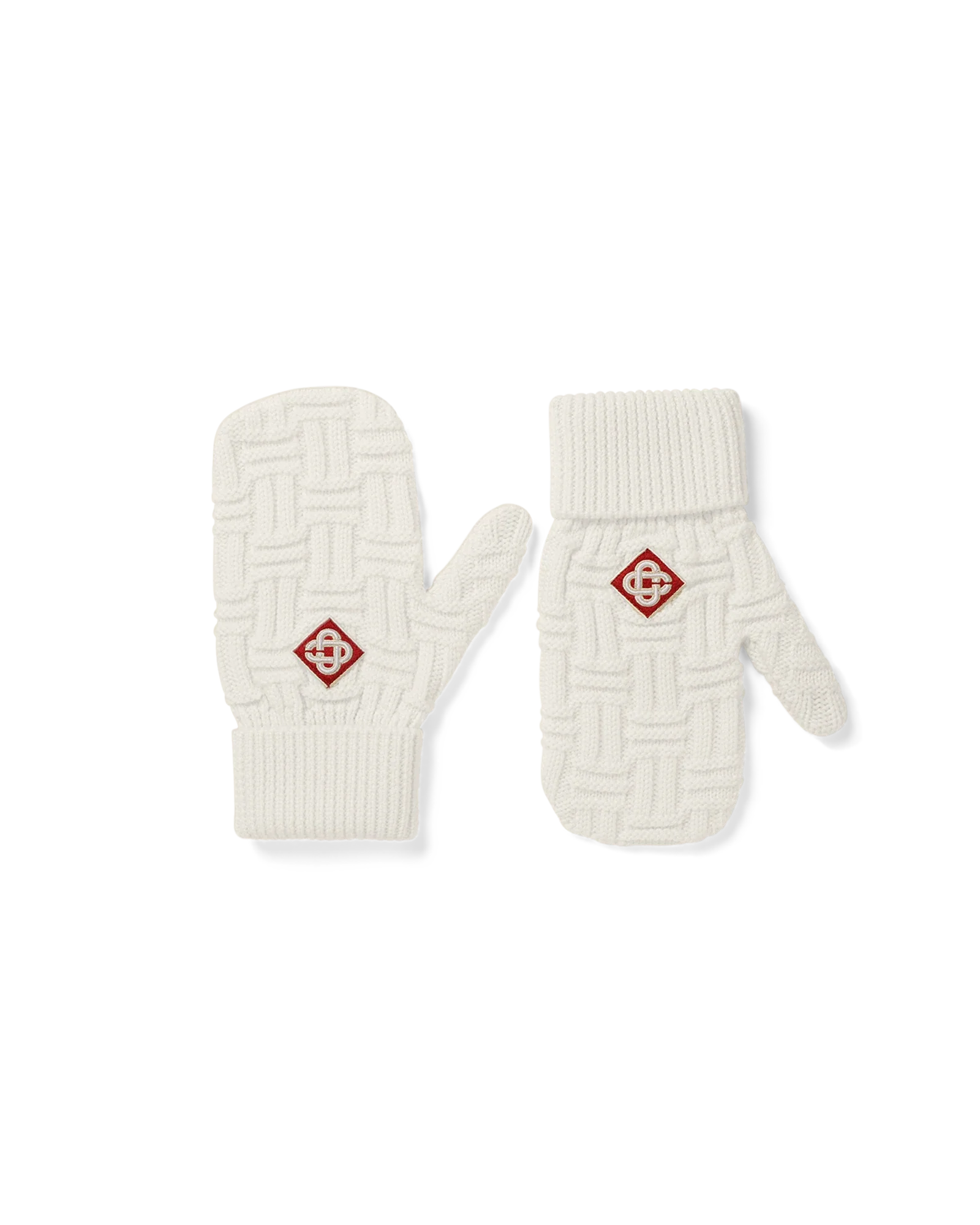 Column Knit Mittens