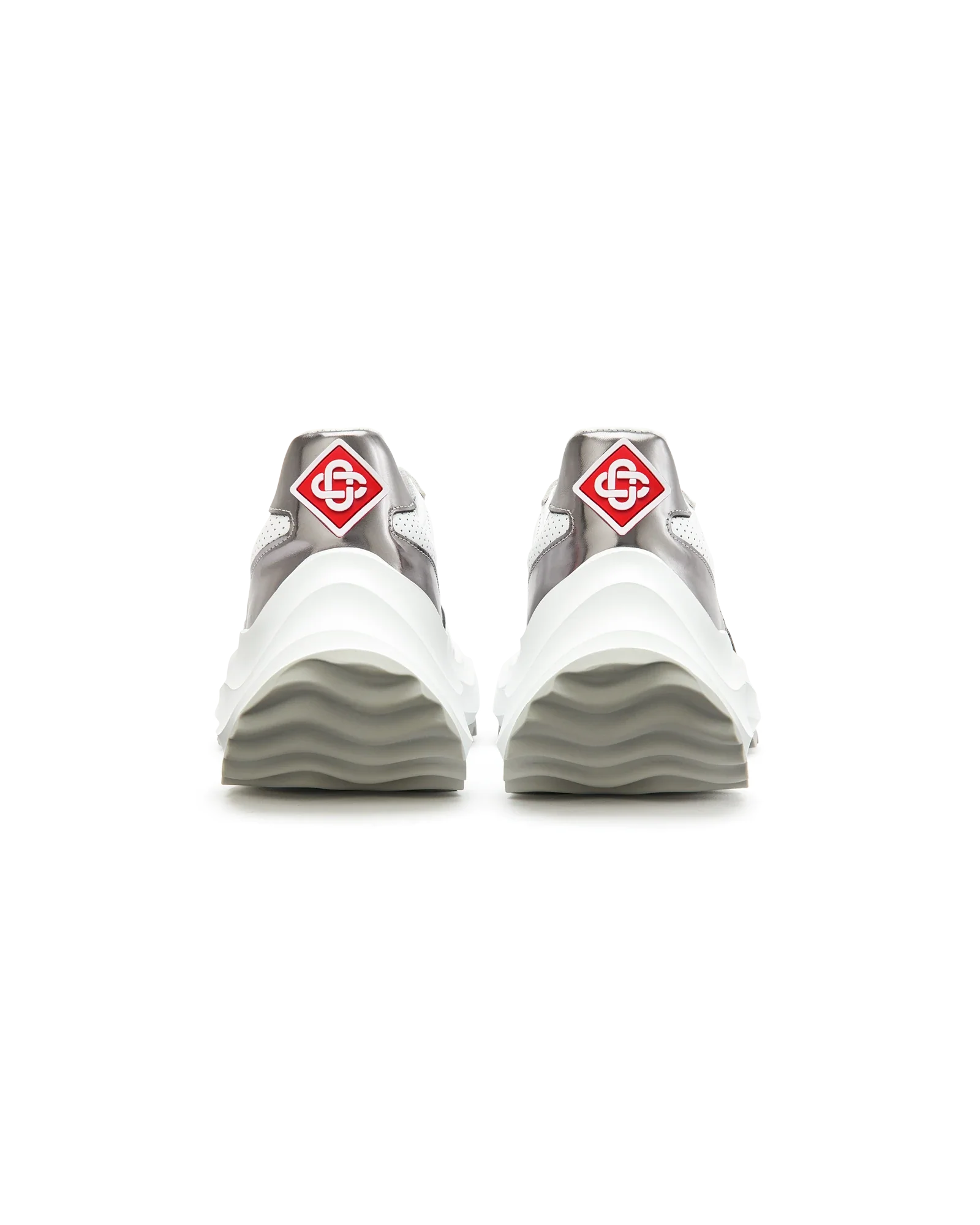 Women's Atlantis White & Chrome Sneaker