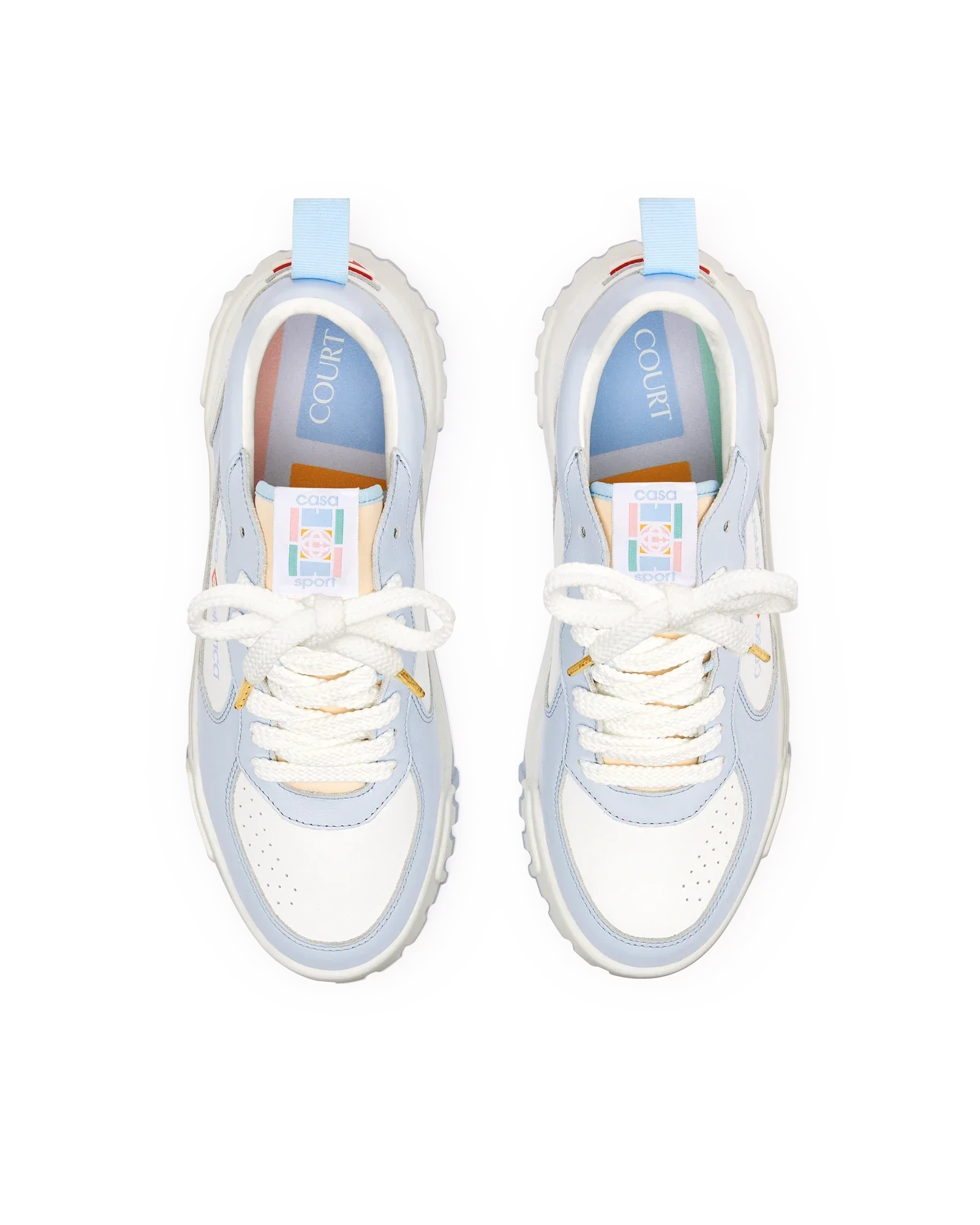 Women's Court White & Powder Blue Sneaker
