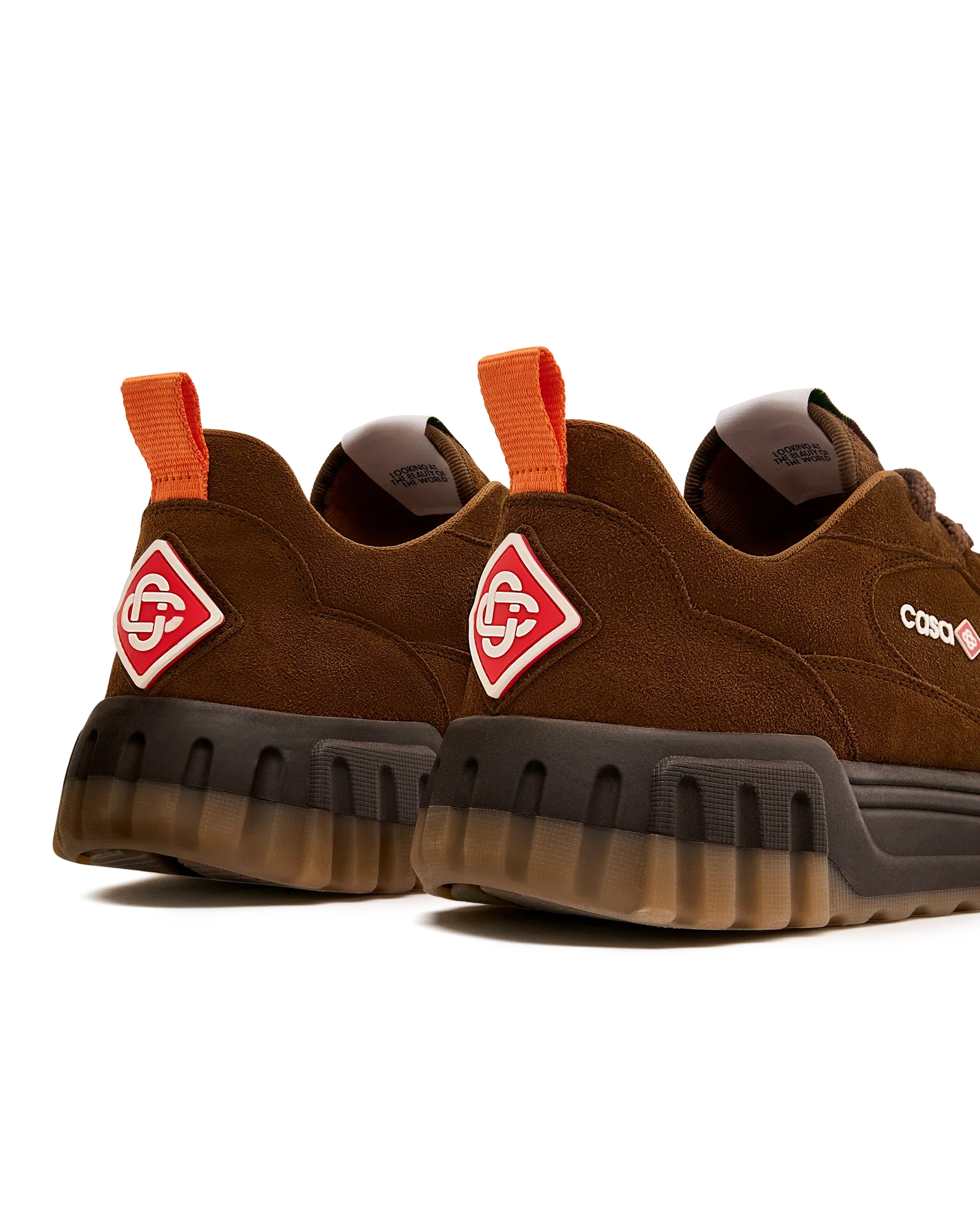 Women's Brown Suede Court Sneaker