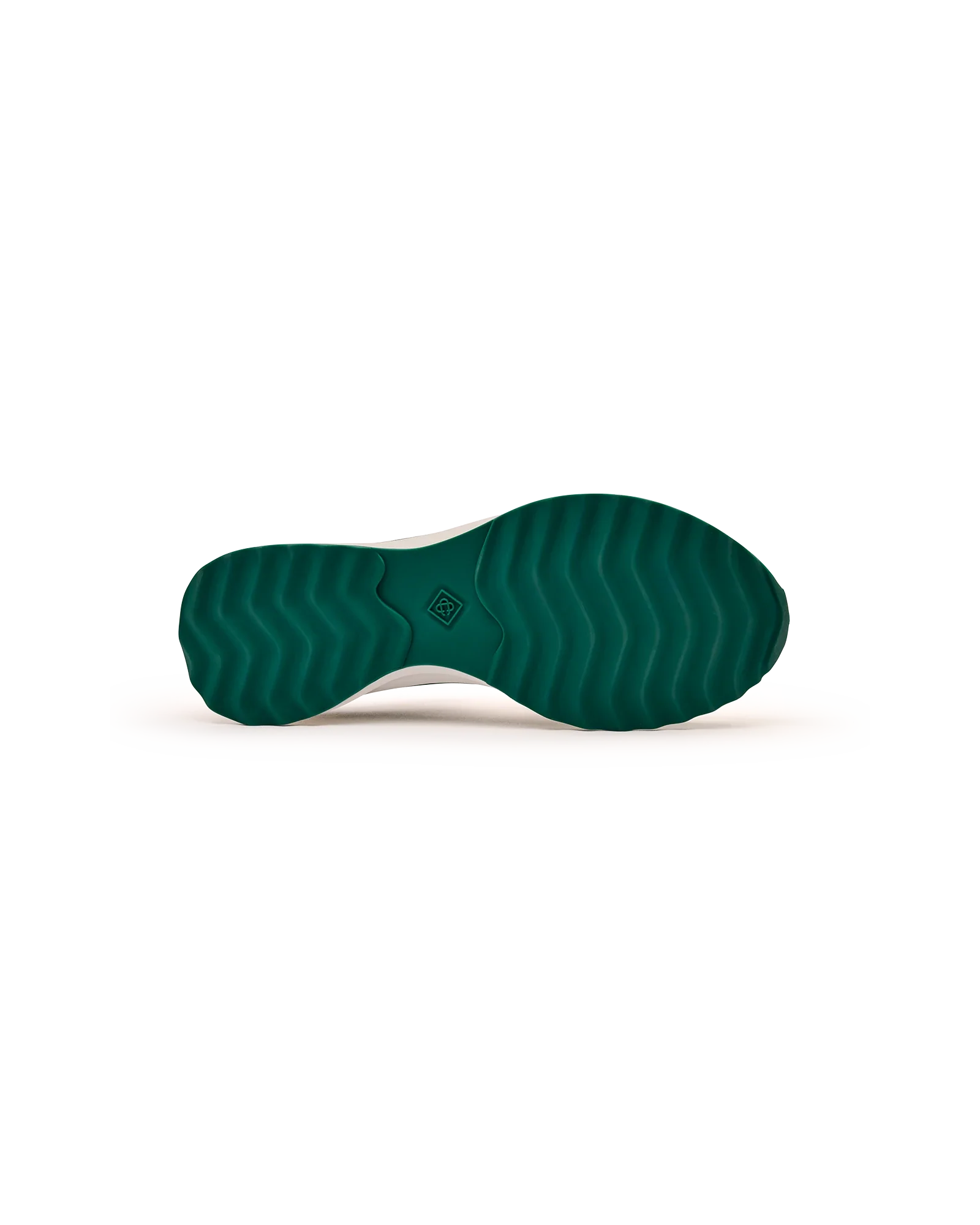 Men's White & Green Stade Sneaker