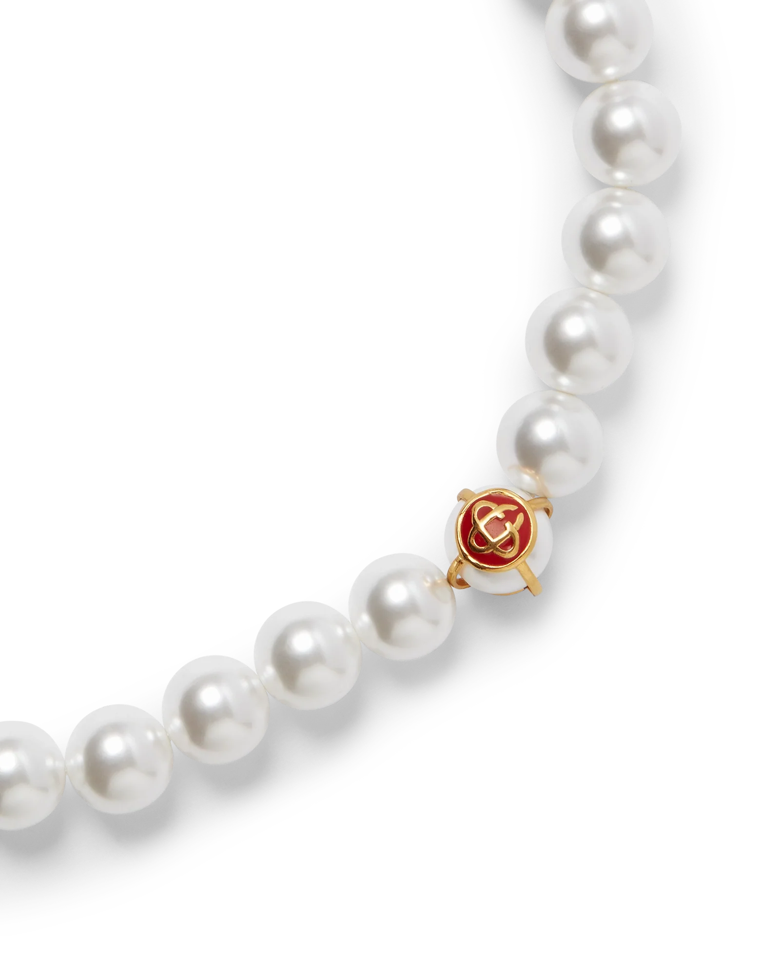 Caged Pearl Necklace