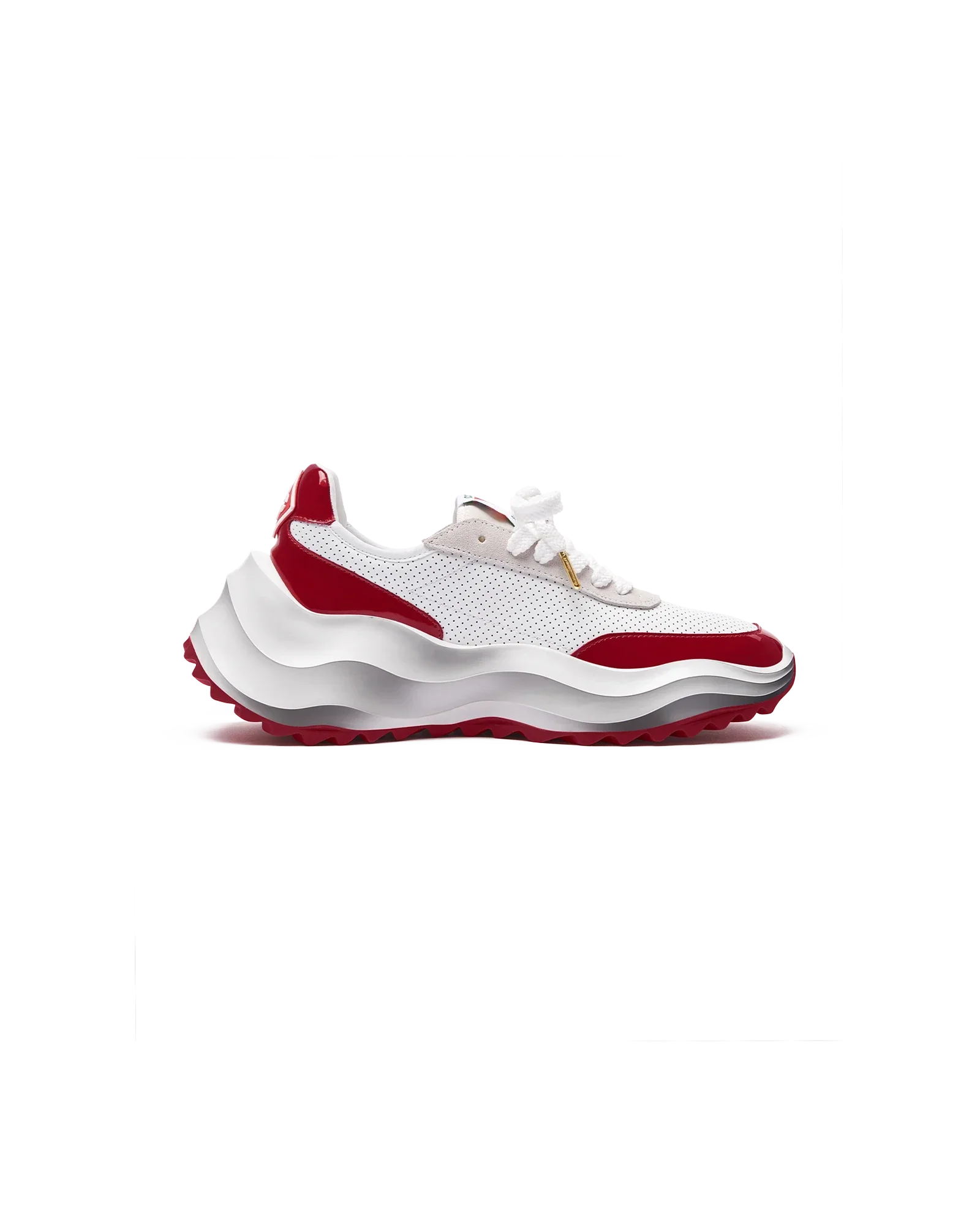 Women's Atlantis White & Haute Red Sneaker