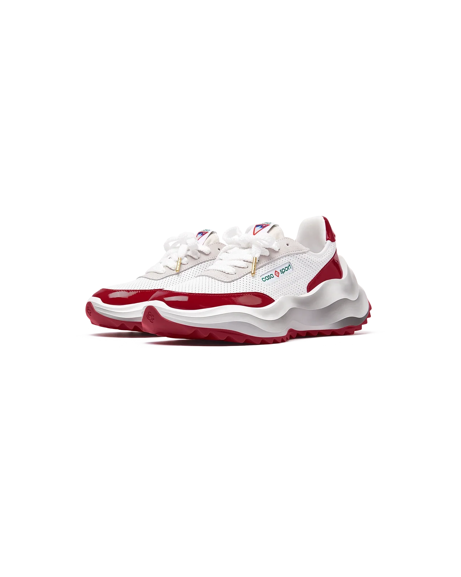 Women's Atlantis White & Haute Red Sneaker