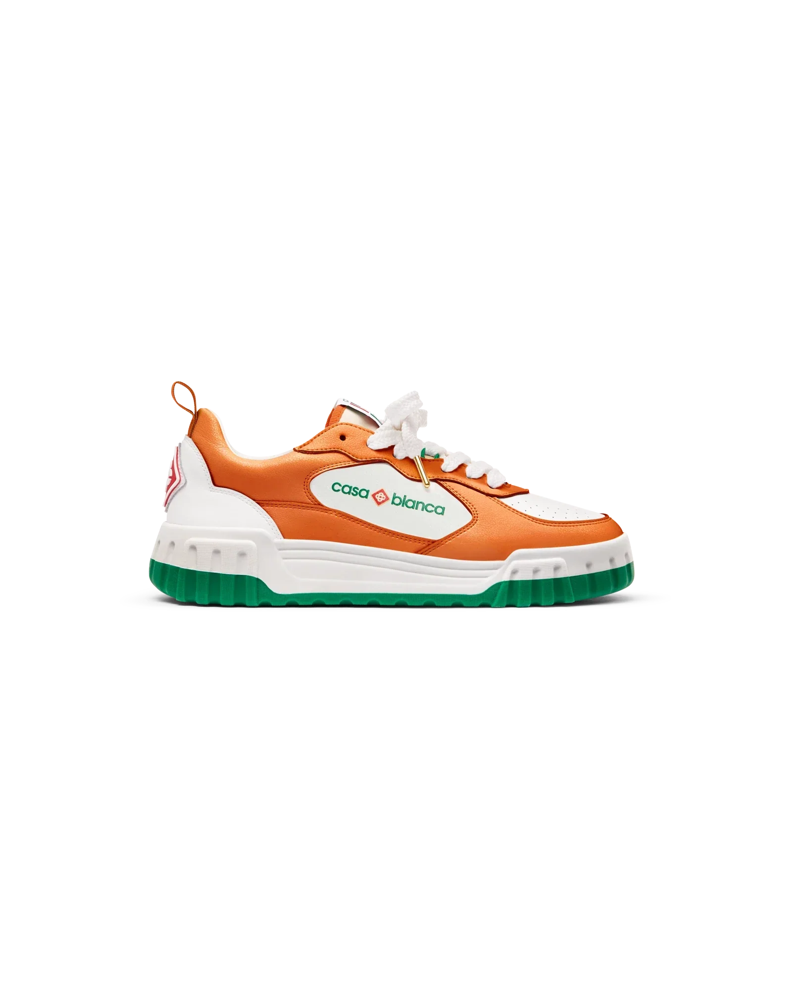 Women's Court Orange & White Sneaker