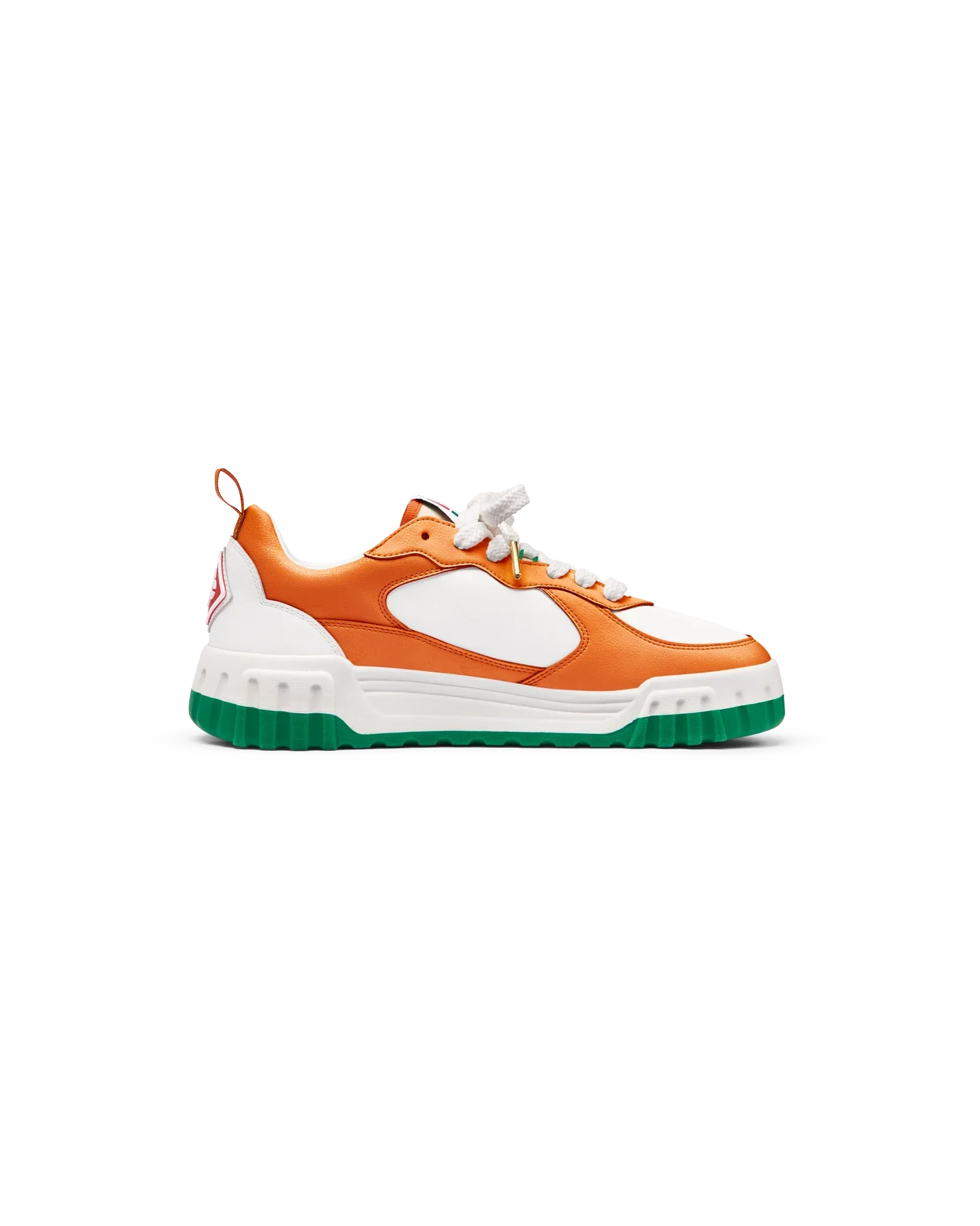 Men's Court Orange & White Sneaker