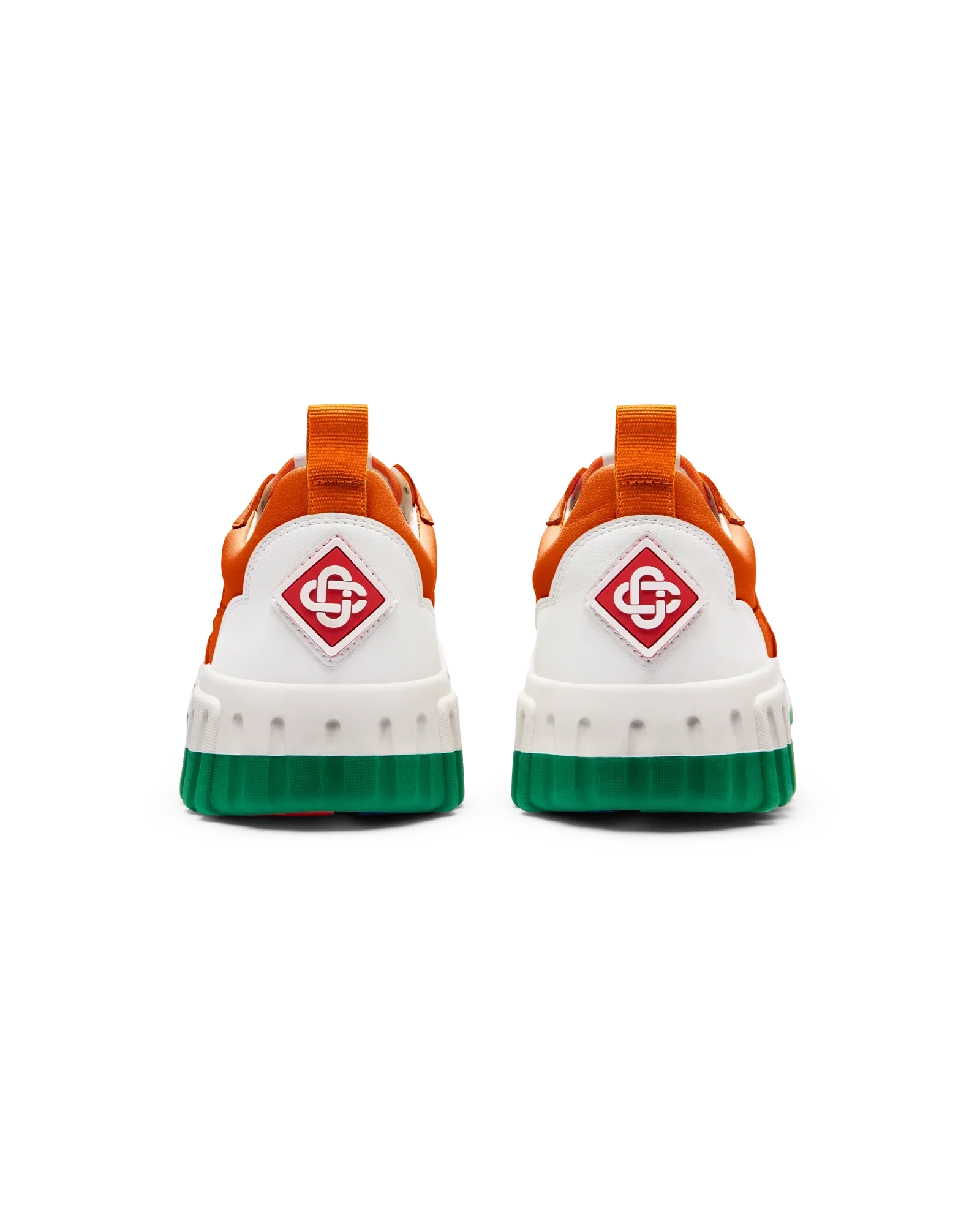 Women's Court Orange & White Sneaker