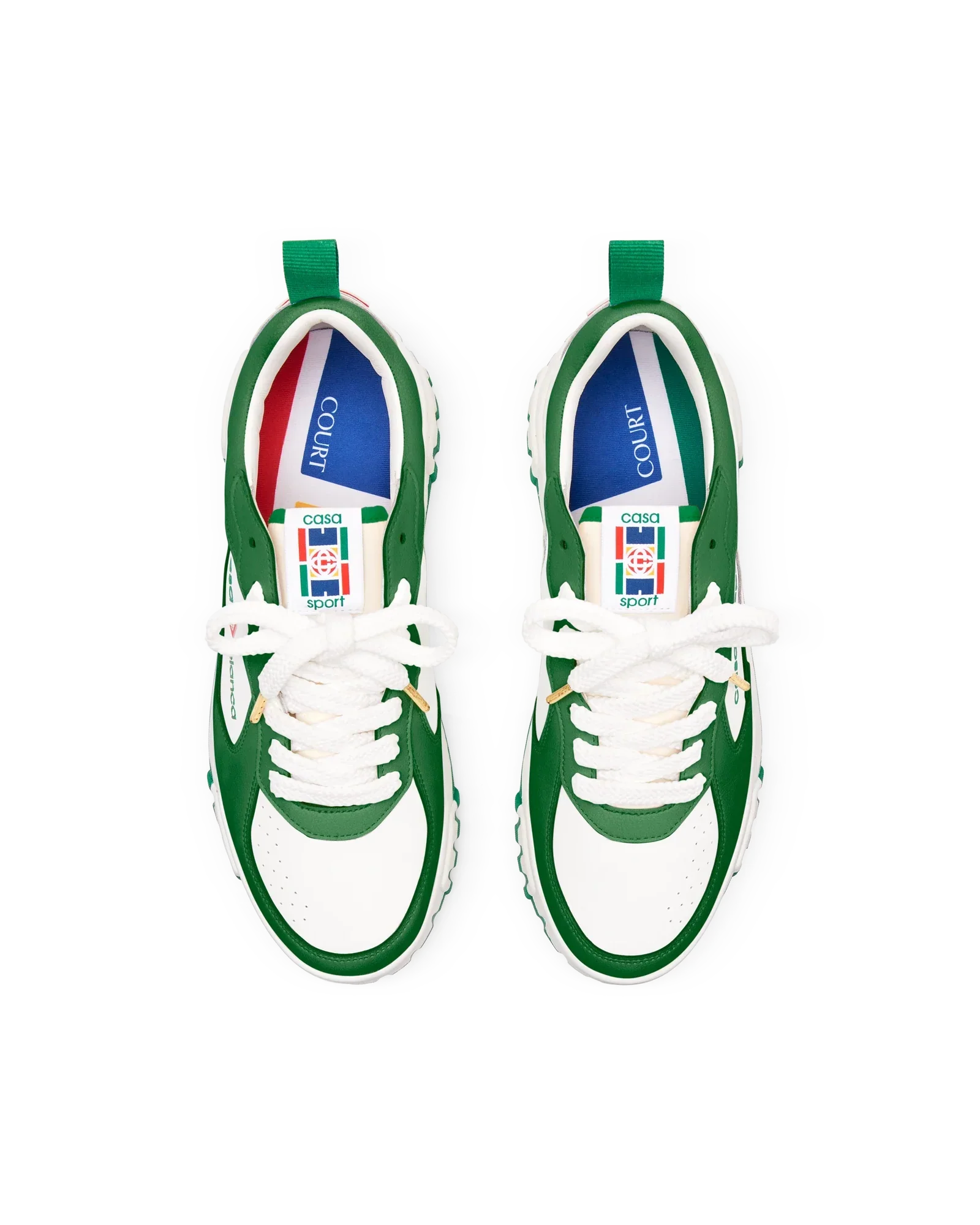 Women's Court Green & White Sneaker