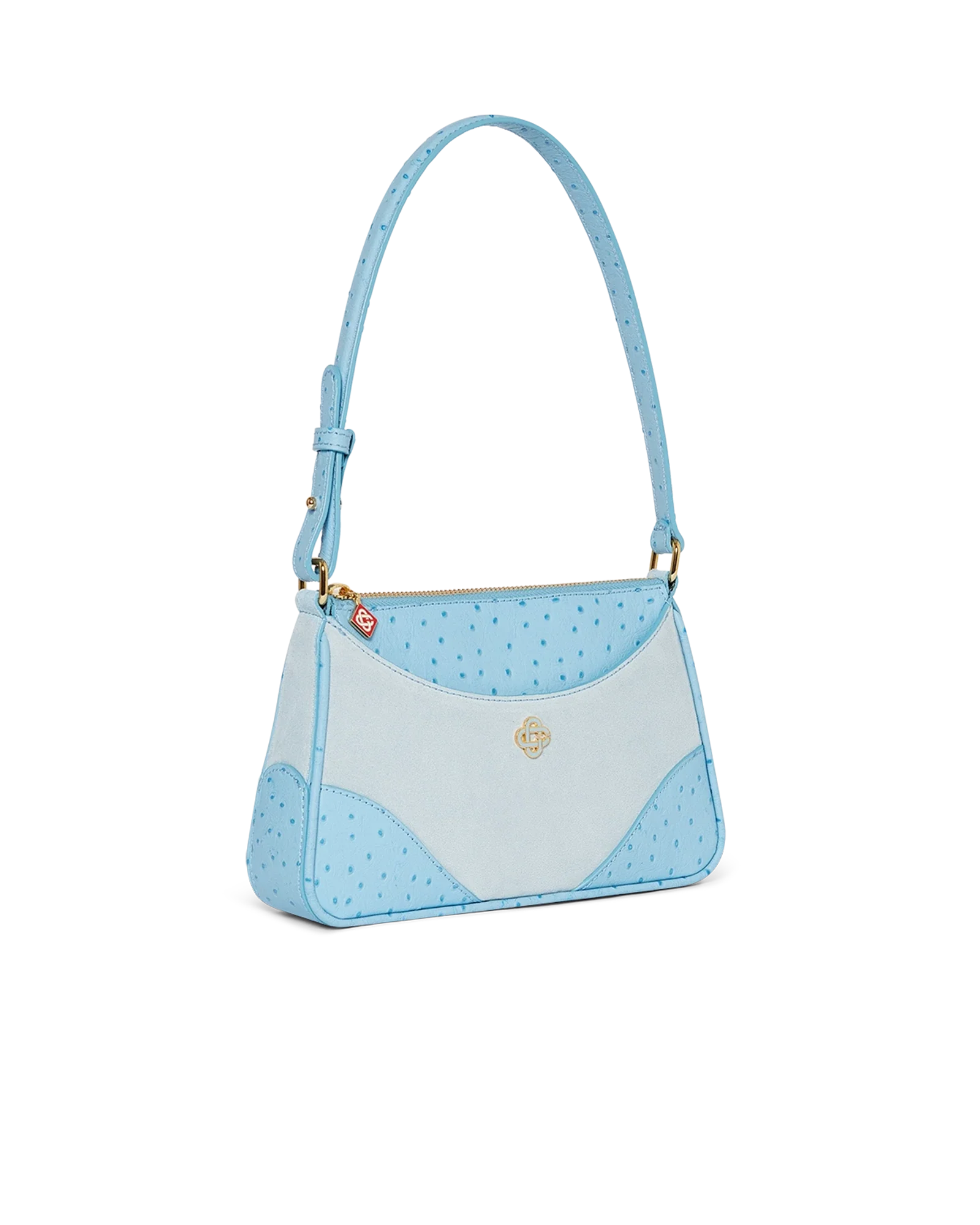 Blue Jeanne Pochette Shoulder Bag