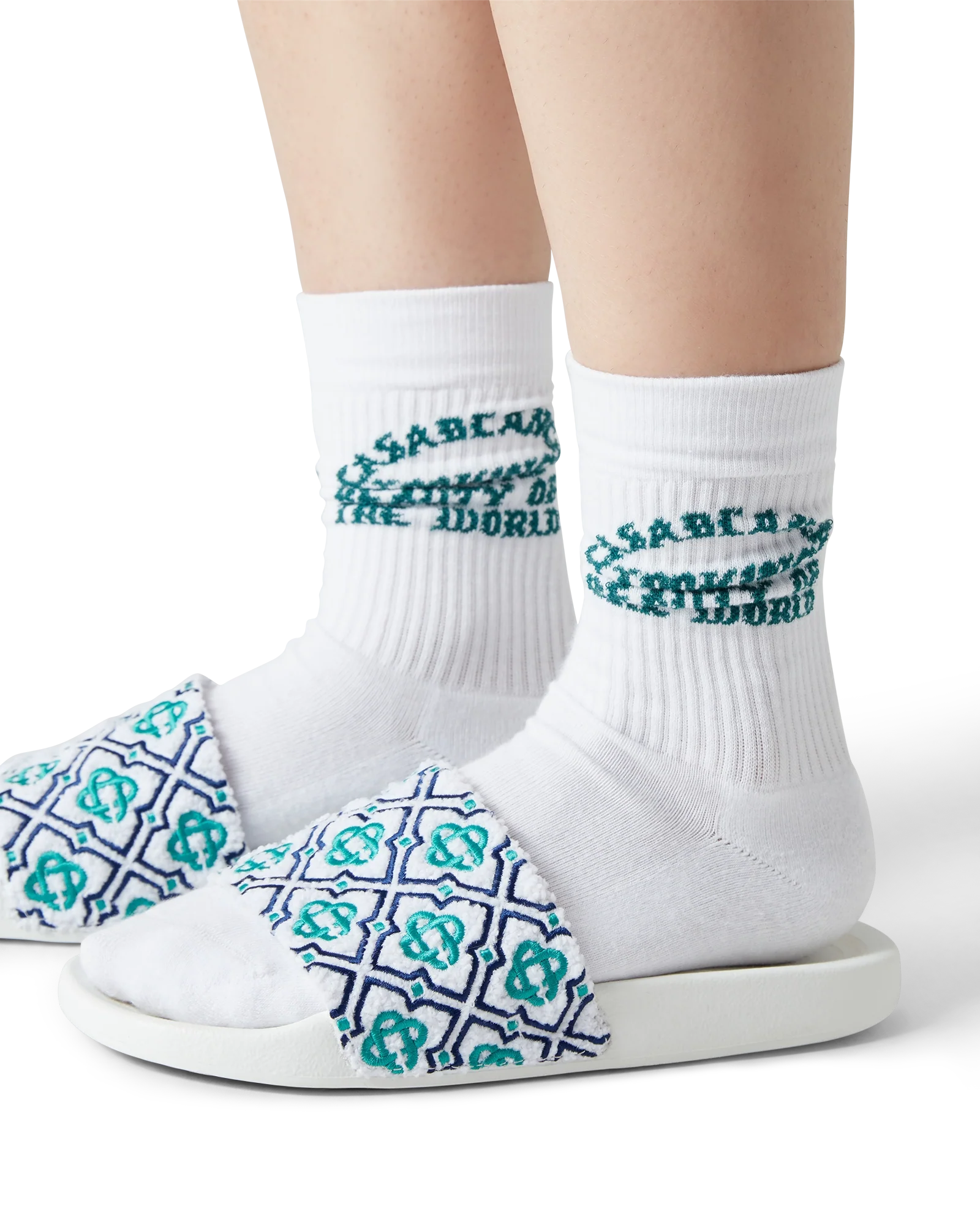 Women's Monogram Towelling Slider