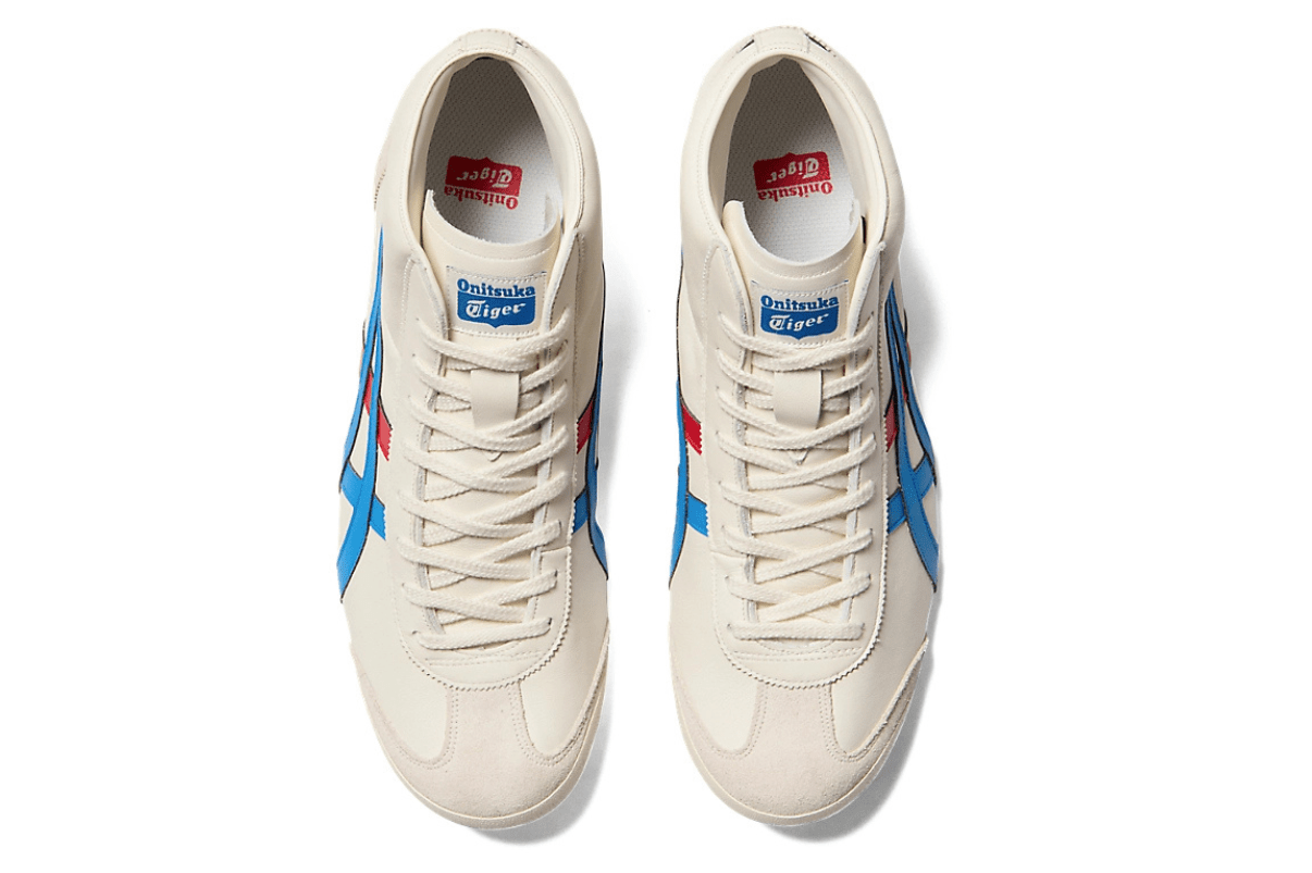 Onitsuka Tiger Mexico Mid Runner Cream/Directoire Blue Bege