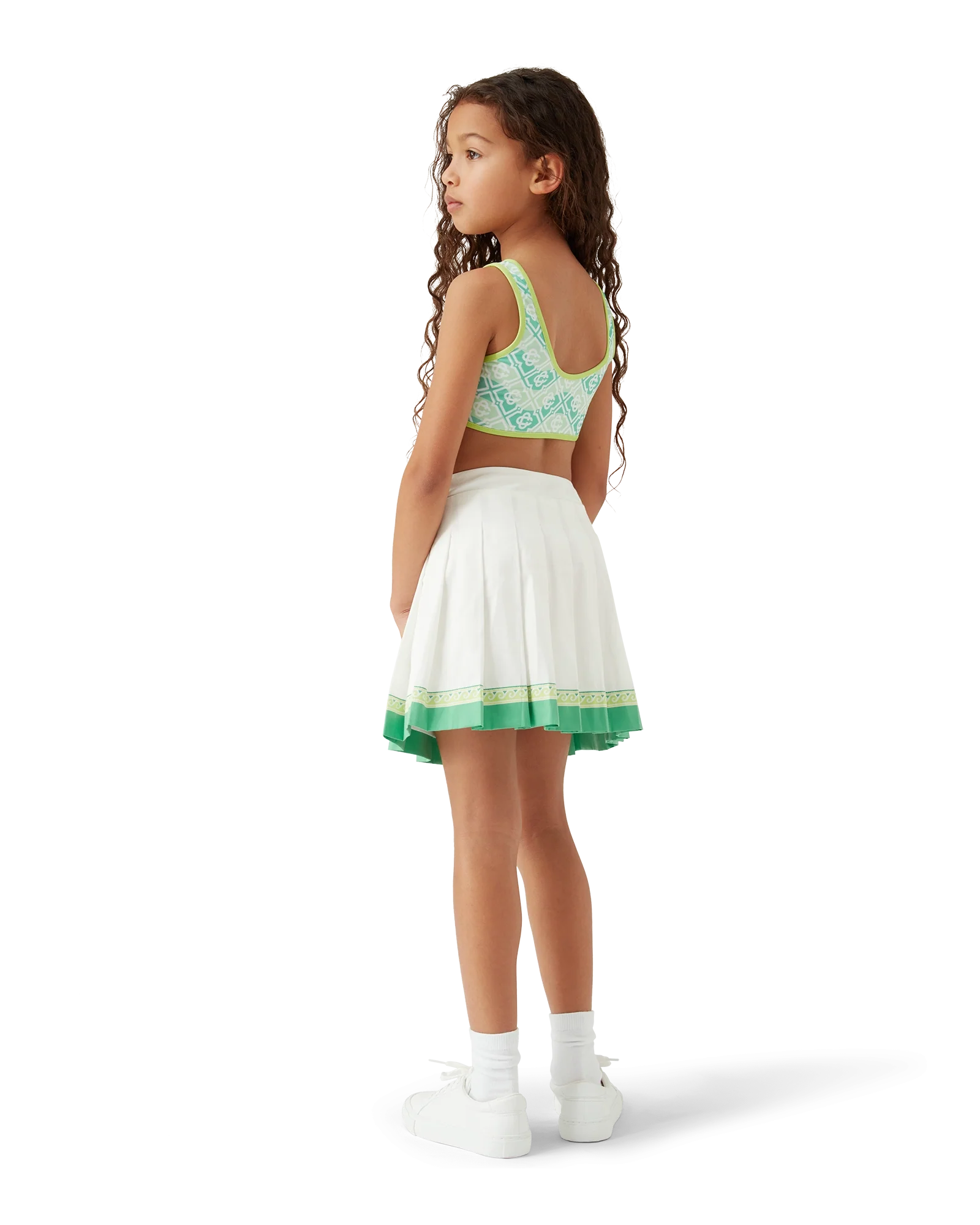 Children's Wavy Monogram Bikini Set