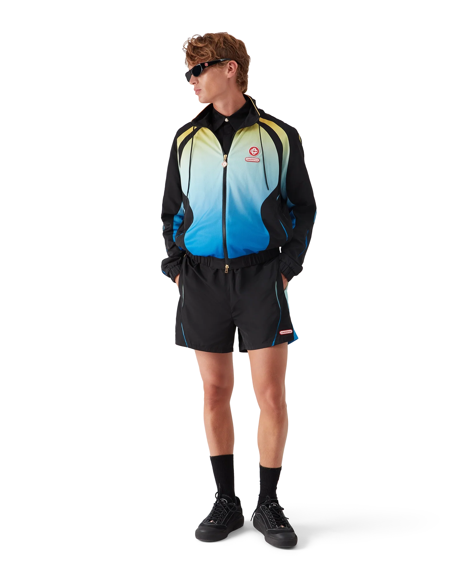 Gradient Windbreaker Jacket